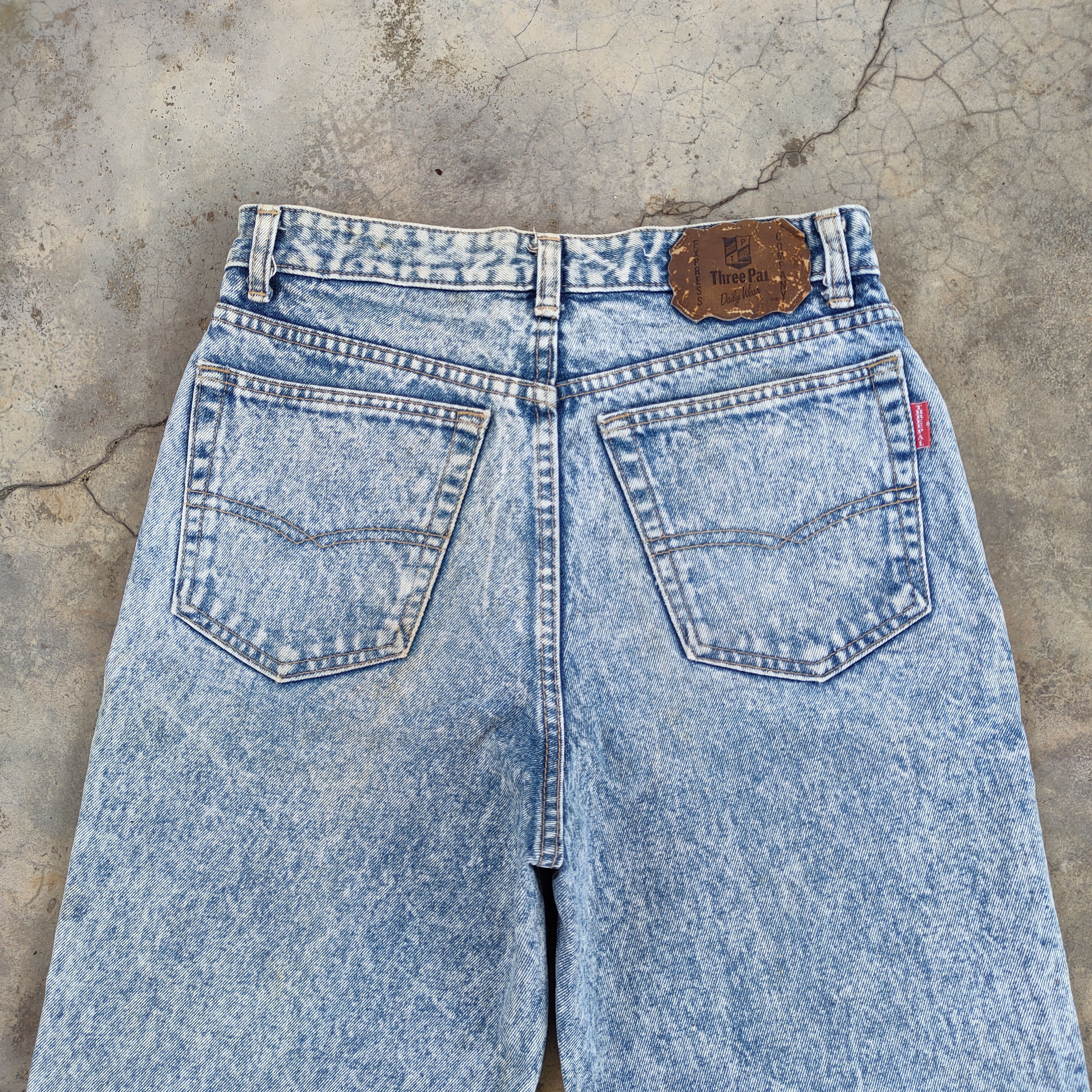 Japanese Brand × Jean × Vintage VINTAGE THREE PAI FADED ACID WASH JEANS PANTS Size US 29 - 12 Thumbnail