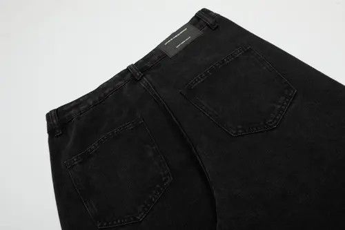 VIBE Men's punk washed distressed simple American flared jeans Size US 32 / EU 48 - 5 Thumbnail