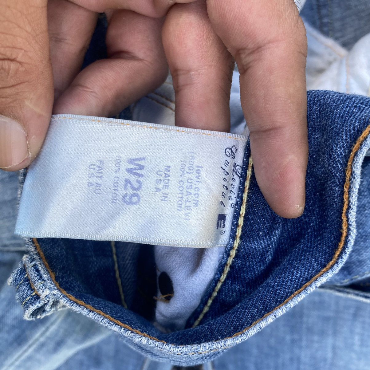 Handmade × Levi's × Vintage Vintage Levis Capital E Hesher Boot Flare Denim Jeans Size US 31 - 10 Thumbnail