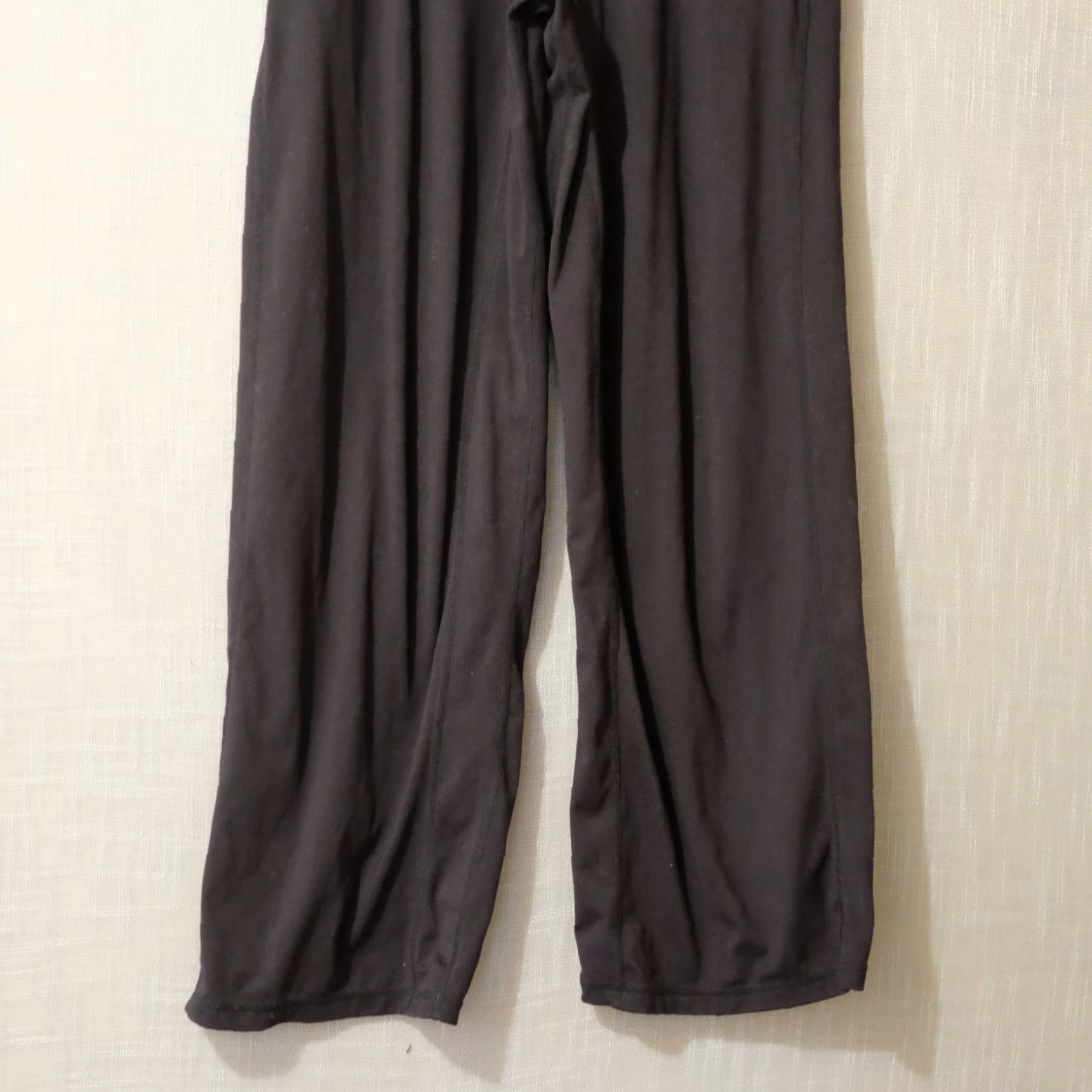 Vintage Promover Yoga Pants Black Wide Leg Womens M #A16-24 Shirt? Size 32" / US 10 / IT 46 - 3 Thumbnail
