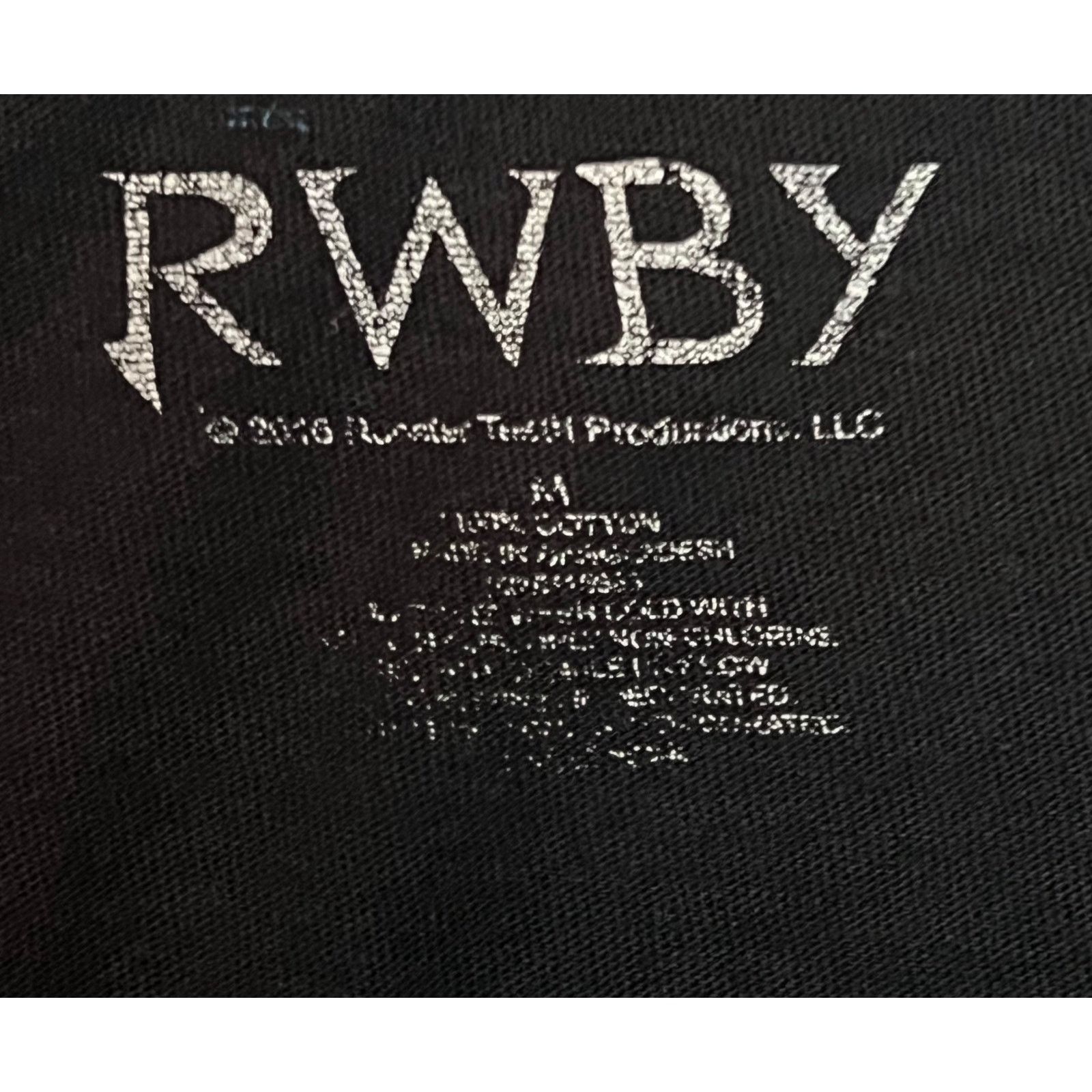 Other RWBY Anime Black T-Shirt - Ruby, Weiss, Blake, Yang -Medium Size US M / EU 48-50 / 2 - 5 Thumbnail