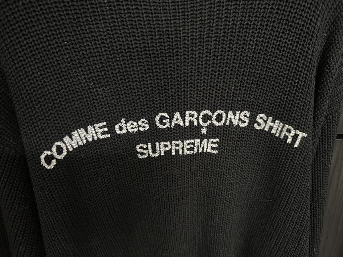 Comme des Garcons × Supreme Supreme Commes Des Garcons CDG Shirt Sweater Black FW18 Size US L / EU 52-54 / 3 - 3 Thumbnail