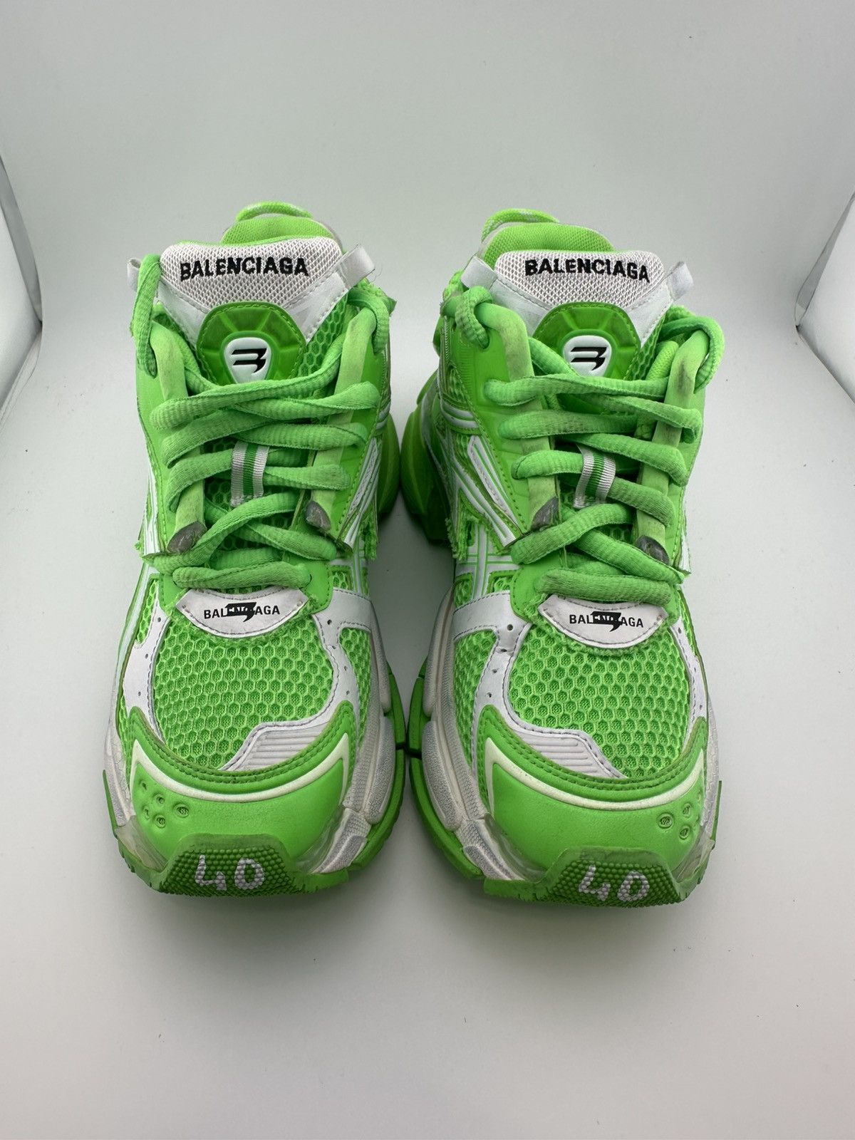 Balenciaga BALENCIAGA RUNNER SNEAKER ‘FLUO GREEN’ SIZE 40 Size US 7 / EU 40 - 2 Thumbnail