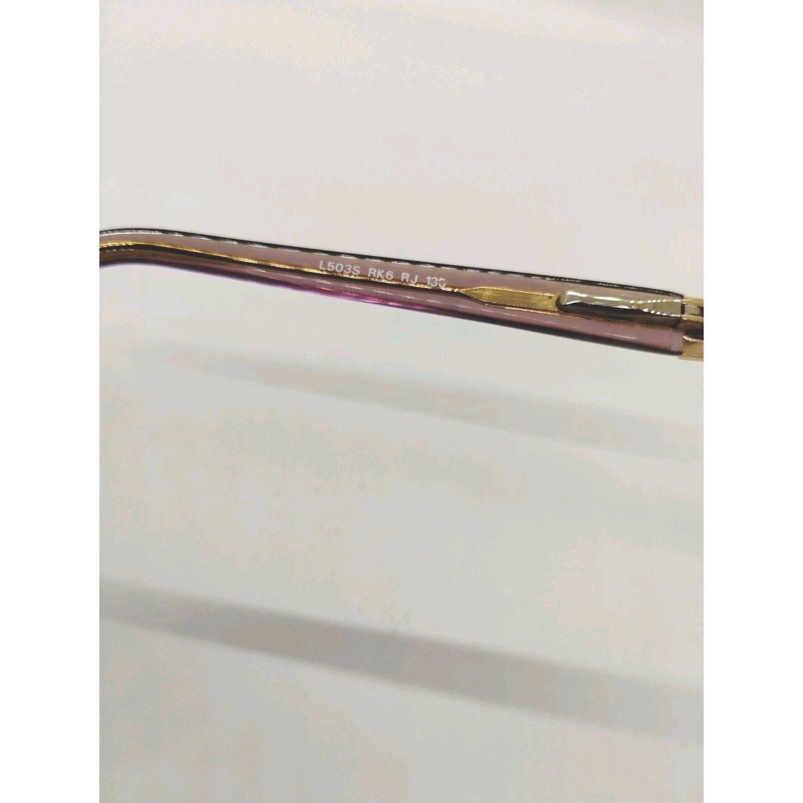 Liz Claiborne Liz Claiborne Eyeglass Frames - Pink Translucent 54-17-135 Size ONE SIZE - 8 Thumbnail