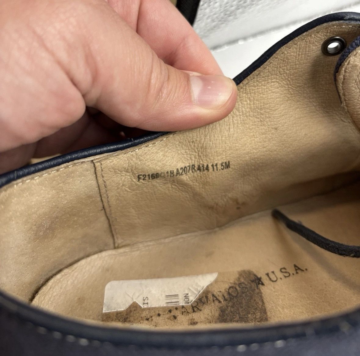 John Varvatos John Varvatos Sid Eva Derby Blue Canvas Shoes Men's 11.5 Size US 11.5 / EU 44-45 - 8 Thumbnail