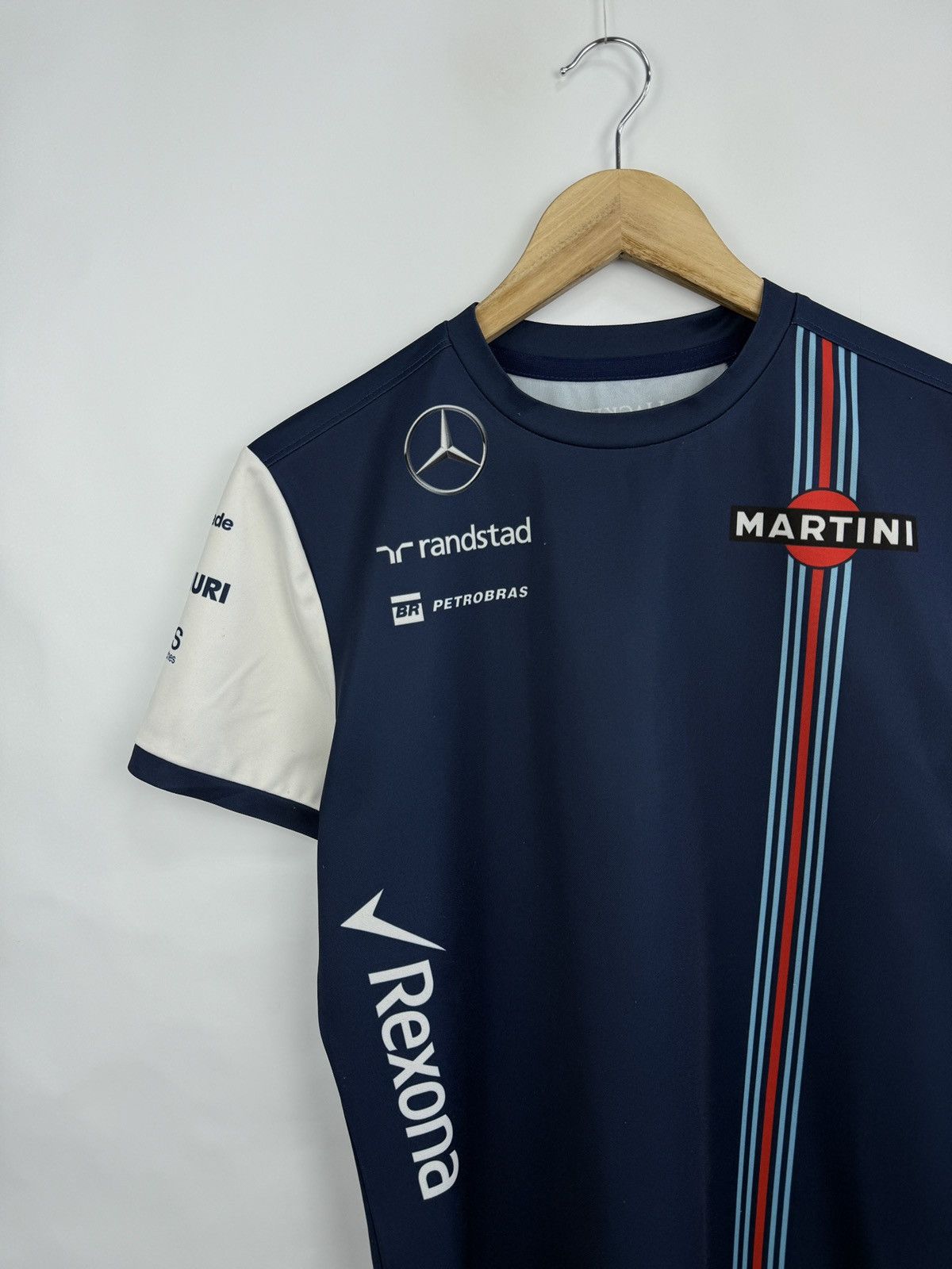 Hackett 🇬🇧 Hackett Williams Martini Racing Mercedes Jersey F1 Rare Size US S / EU 44-46 / 1 - 4 Thumbnail