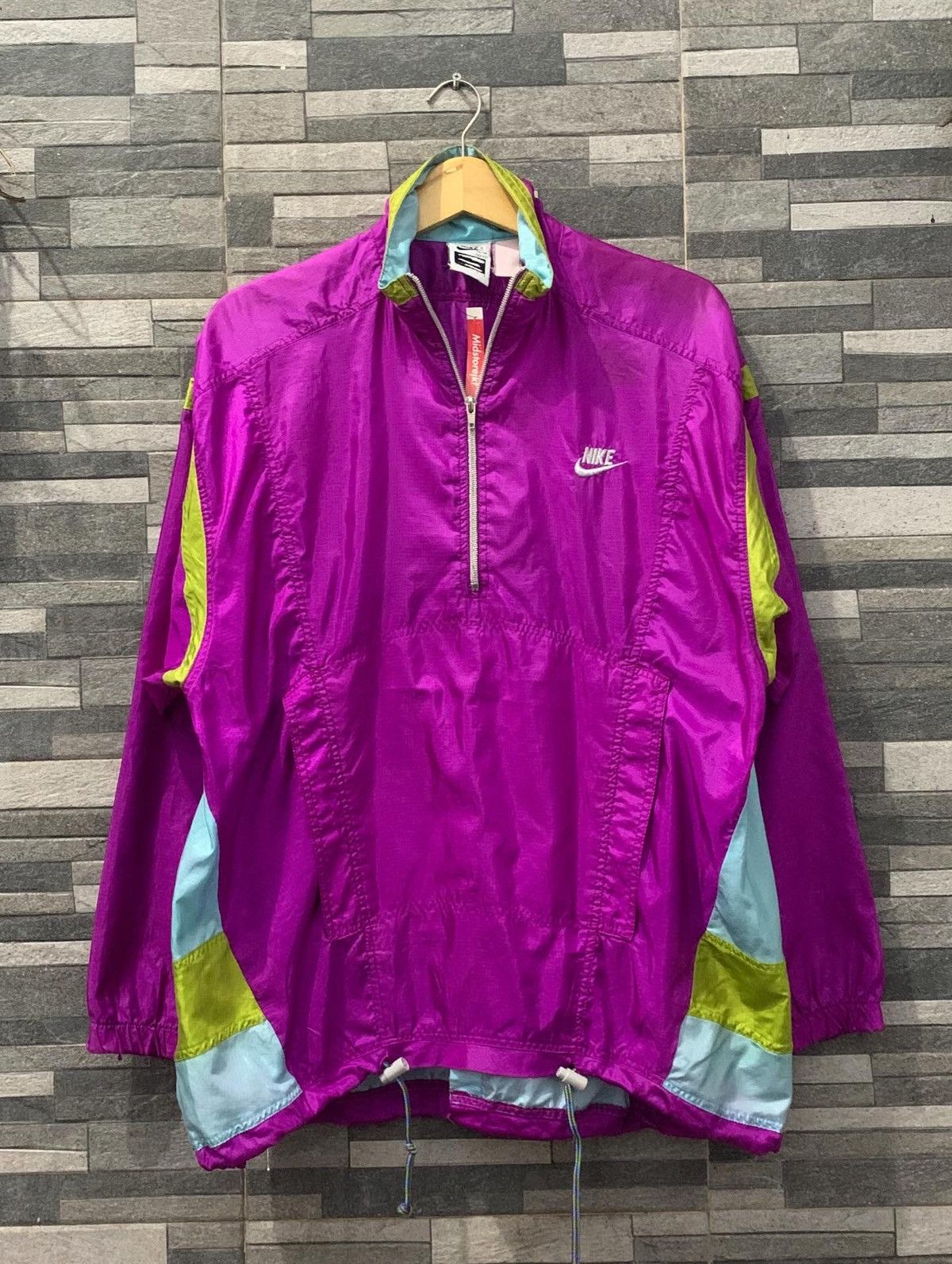 Nike Vintage Nike Elite Nylon Windbreaker Size US L / EU 52-54 / 3 - 1 Thumbnail