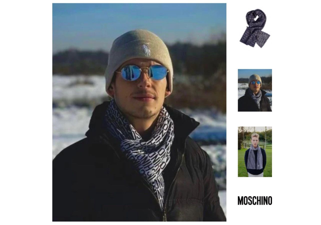 Moschino × Vintage Classic Wool scarf by Moschino Size ONE SIZE - 6 Thumbnail