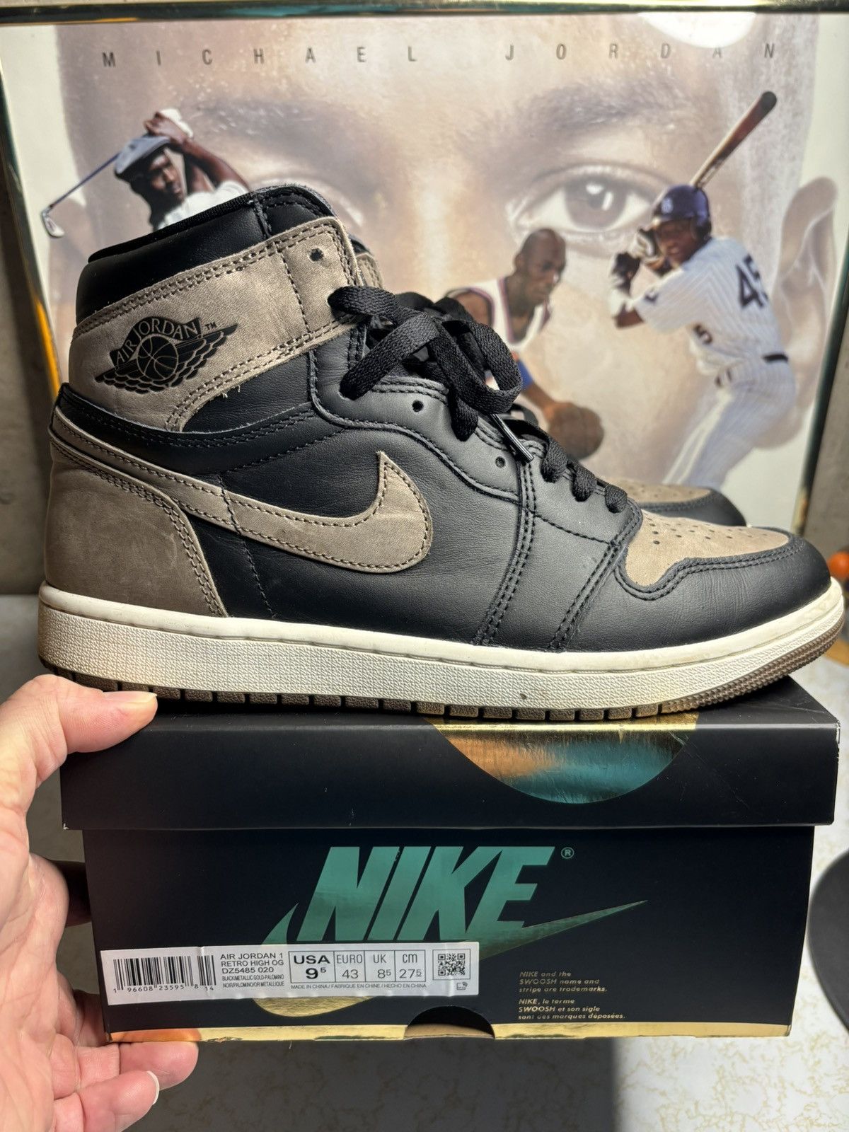 Jordan Brand Air Jordan 1 Retro High OG palomino Size US 9.5 / EU 42-43 - 1 Thumbnail