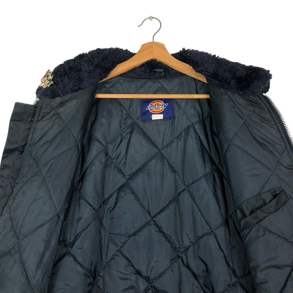 Japanese Brand 🔥VINTAGE BOMBER JACKET WORKER DICKIES MILITARY DESIGN Size US XL / EU 56 / 4 - 14 Thumbnail