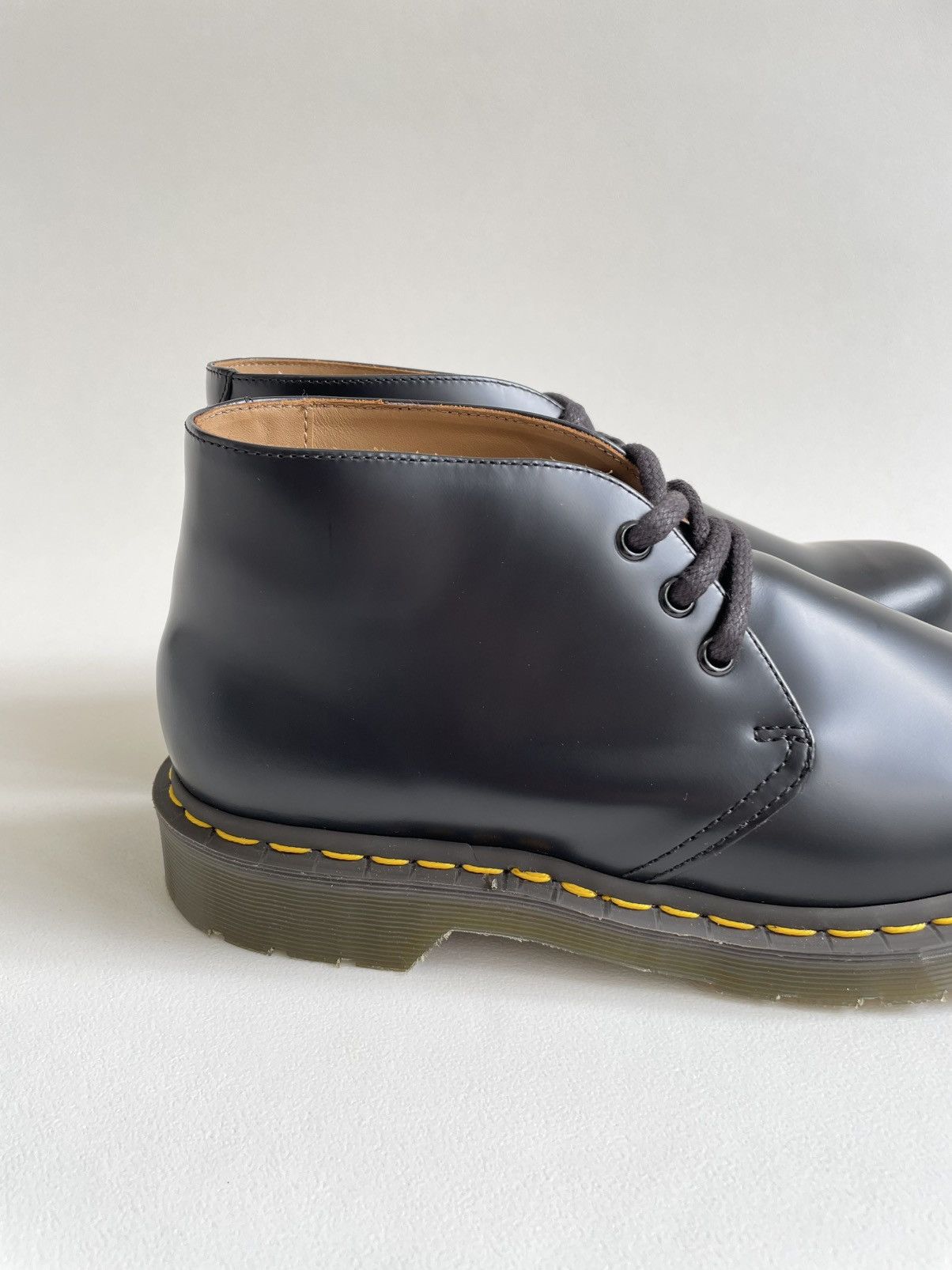 Comme des Garcons × Dr. Martens ‘Roca’ Black Leather Chukka Boots Size US 10 / EU 43 - 5 Thumbnail