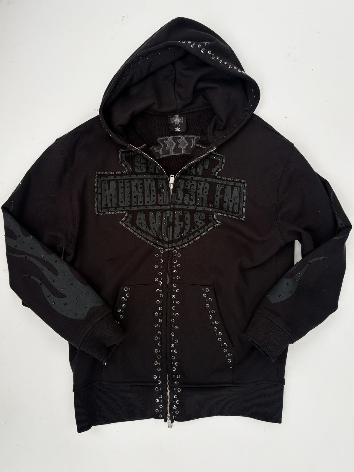 murd333r.fm Murd333r.fm Chop333r Hoodie In Black Size US L / EU 52-54 / 3 - 1 Thumbnail