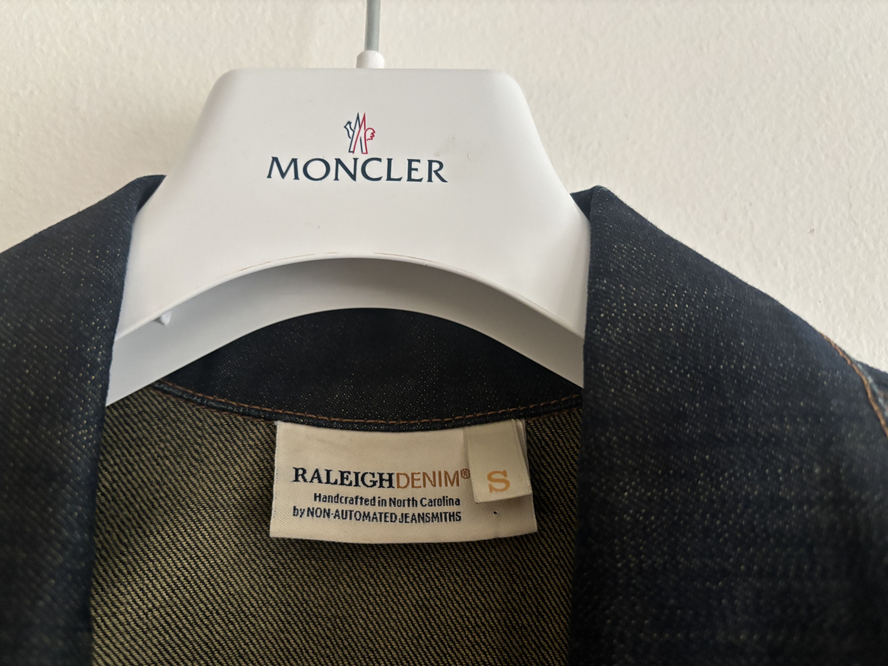 Raleigh Denim $585 Cone Mills White Oak Blue/ Indigo Raw Denim Jacket Size US S / EU 44-46 / 1 - 6 Thumbnail