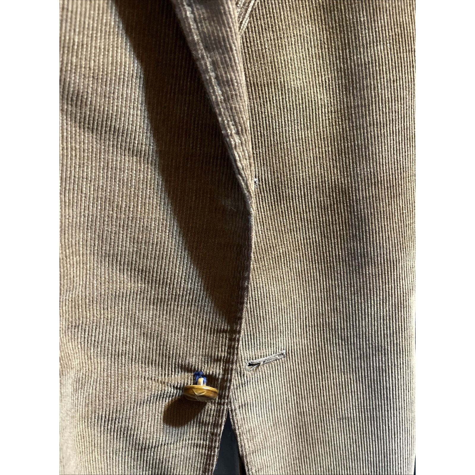 Haggar Vintage Haggar Men’s 42R L Brown Corduroy 100% Cotton Jacket Size 42R - 4 Thumbnail