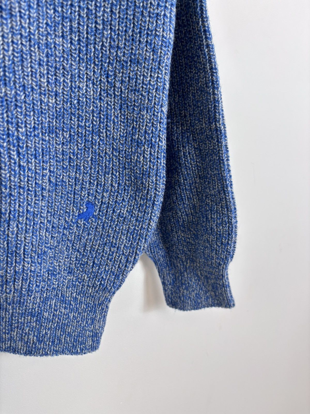 Vintage Vintage Tycesa Spanish Men’s Blue Collared Wool Knit Sweater Size US M / EU 48-50 / 2 - 9 Thumbnail