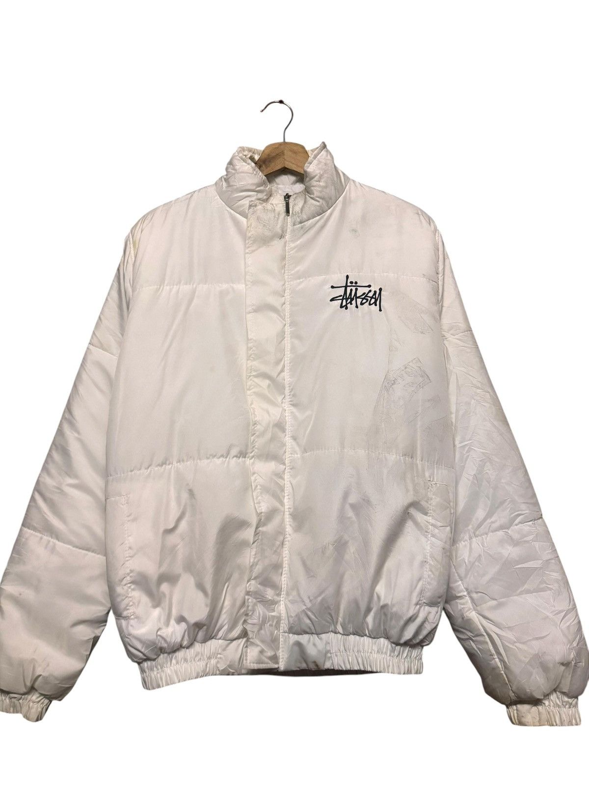Stussy Stussy Og Logo Puffer Bomber Jacket Size US M / EU 48-50 / 2 - 3 Thumbnail
