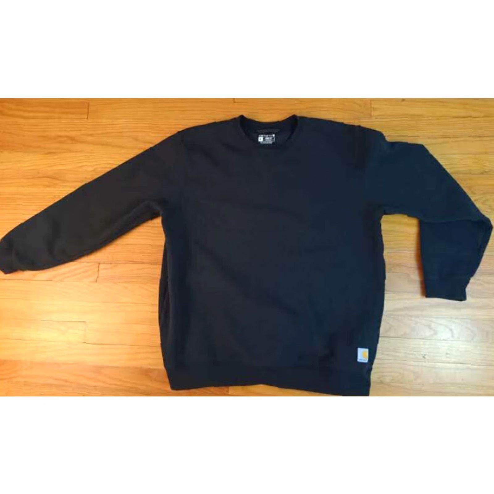 Carhartt VINTAGE Carhartt Sweatshirt Unisex Adults XL Black Pullover Heavy Loose Fit Sweatshirt Size US XL / EU 56 / 4 - 2 Thumbnail