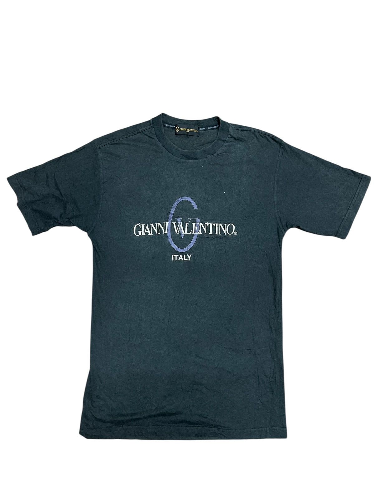 Gianni Valentino 💥True Vintage Gianni VALENTINO Embroidery Big Logo Size US M / EU 48-50 / 2 - 1 Thumbnail