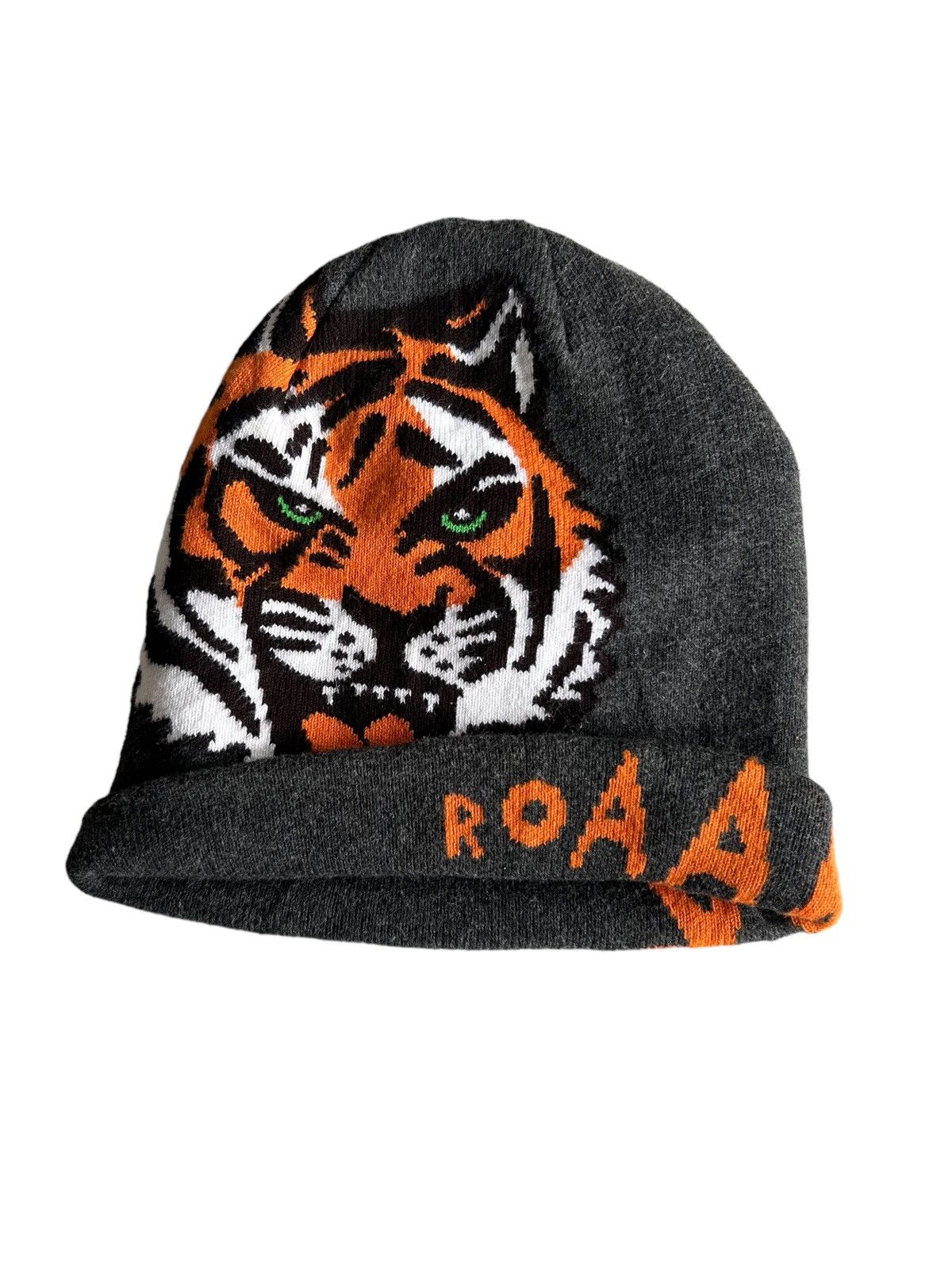 Japanese Brand × Kapital × Vintage Japanese Style Tiger Big Logo Beanie Hats RARE Design☠️☠️ Size ONE SIZE - 8 Thumbnail