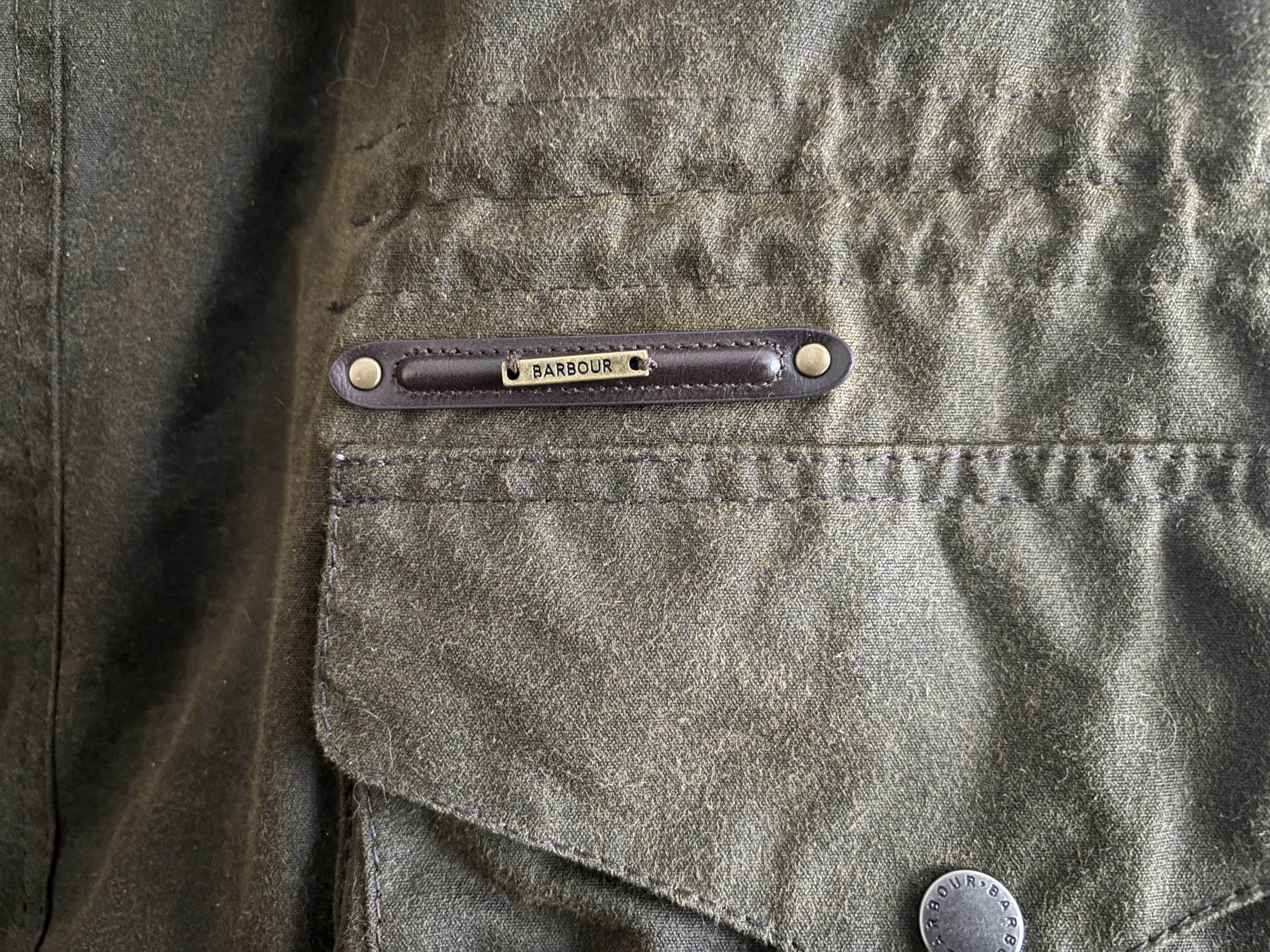 Barbour $1100 Supa Corbridge Waxed Cotton Jacket,Pile Lining L- XL Size US XL / EU 56 / 4 - 11 Thumbnail