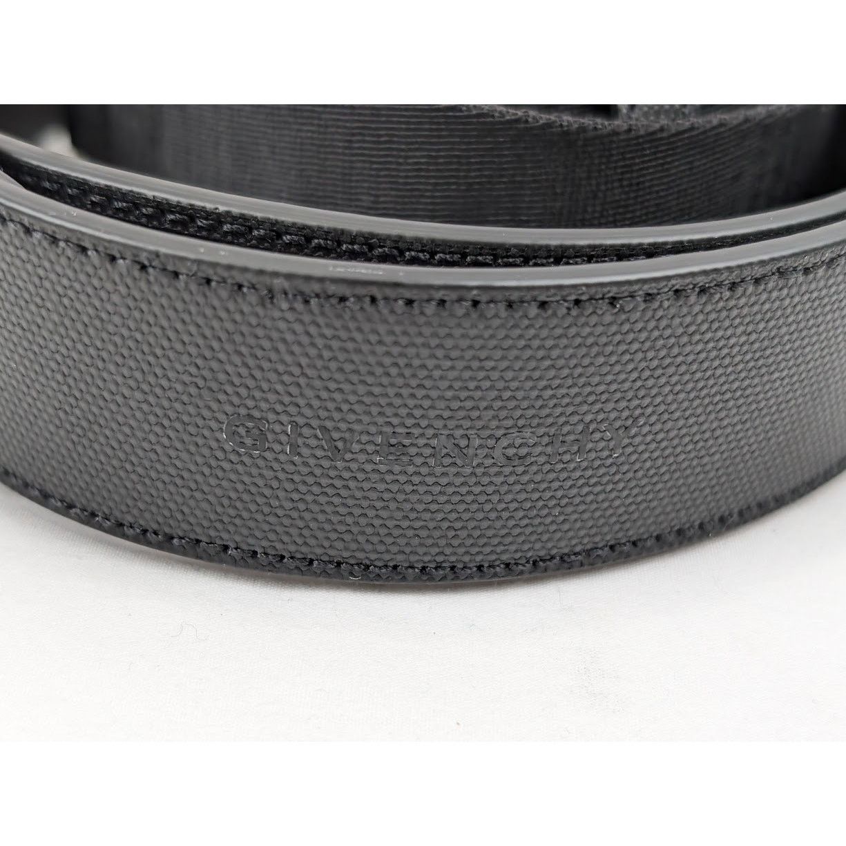 Givenchy o1rshd1 Size: 95 / Double Ring Belt in Black Size 36 - 6 Thumbnail