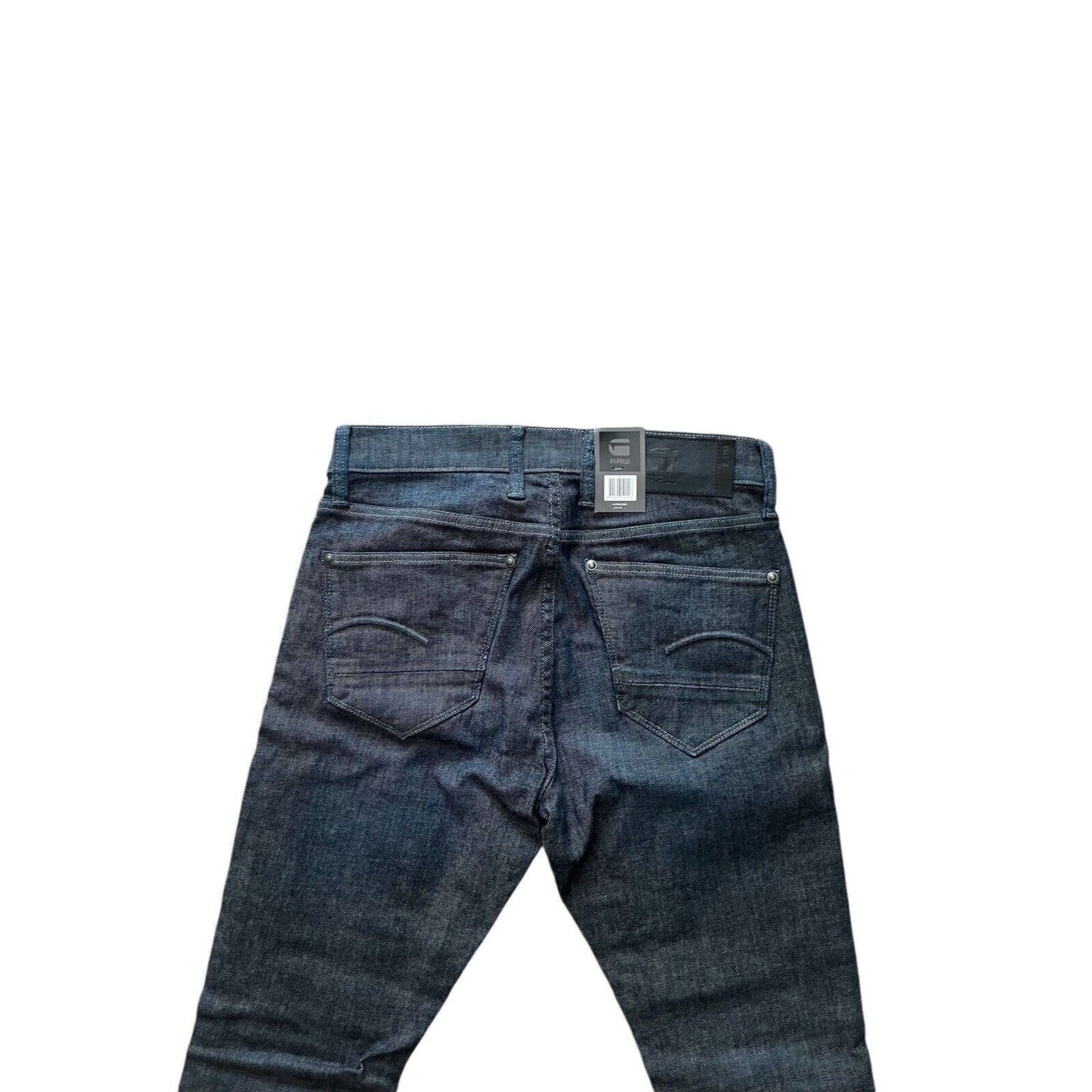 G-Star G-Star Raw Mens Skinny Jeans Denim Dark Blue Size 30/32 Size US 30 / EU 46 - 6 Thumbnail