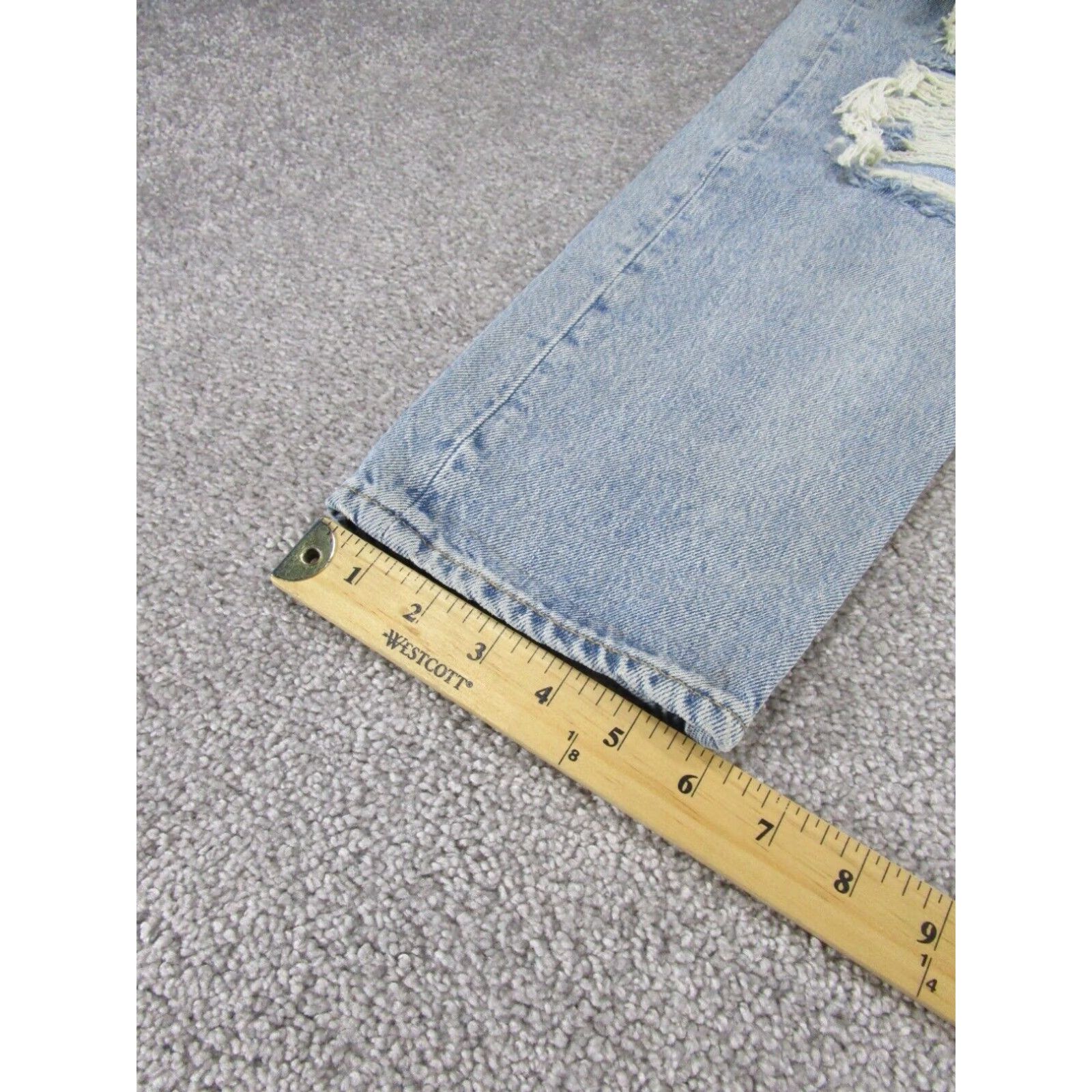 Levi's Levis 31 Mens Slim Fit Tapered Jeans Blue Light Wash Denim Size US 31 - 5 Thumbnail