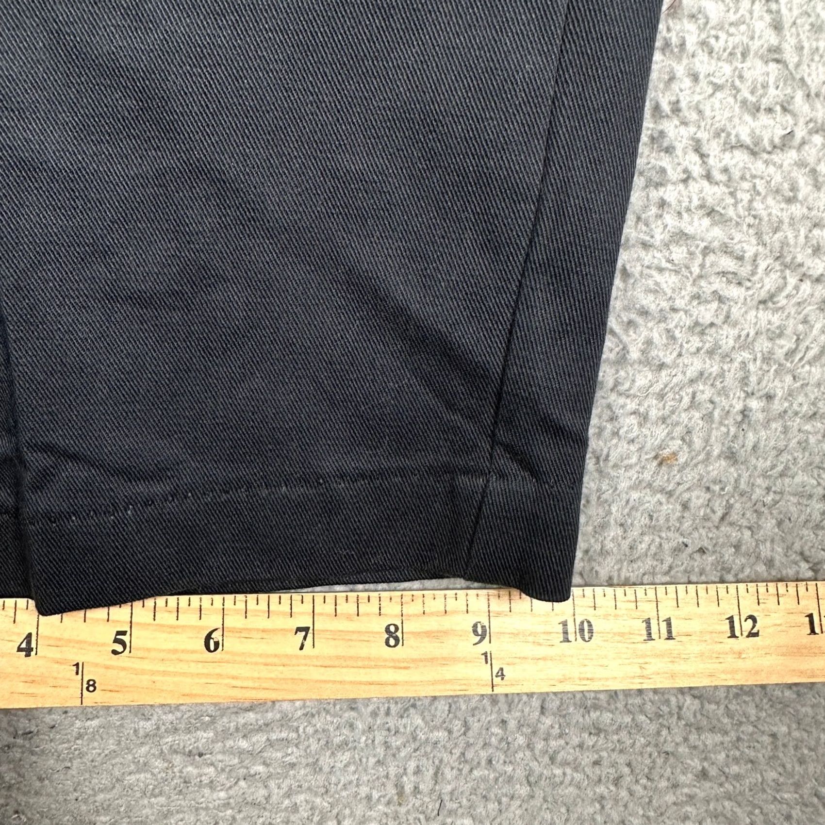 Dickies Dickies Cargo Pants Mens 38x30 Black Flat Front Straight Leg Logo Workwear Cotton Twill Cargo Pocket Regular Fit Size US 38 / EU 54 - 7 Thumbnail