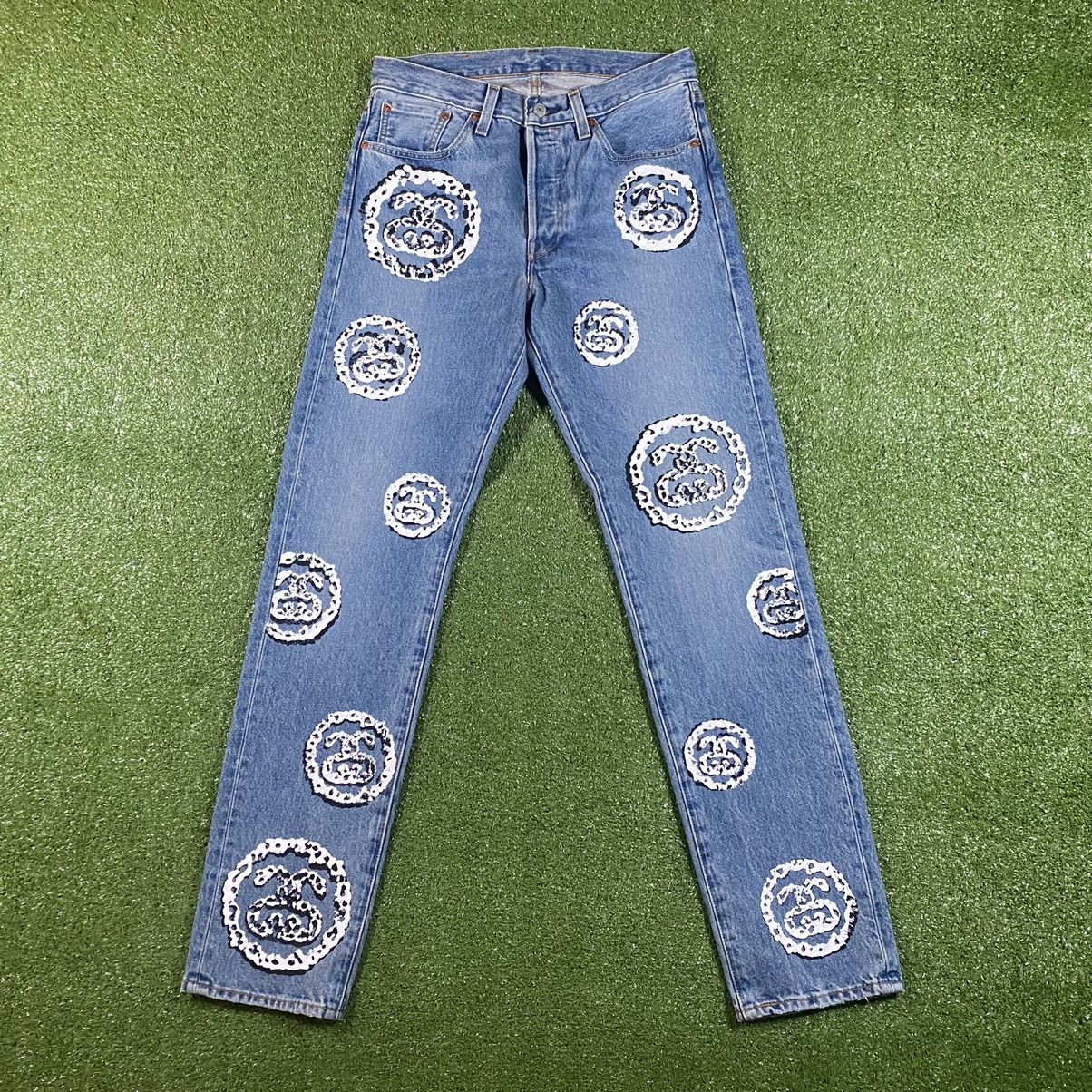 image of Denim Tears x Stussy Levi’S (2022) in Blue, Men's (Size 30)