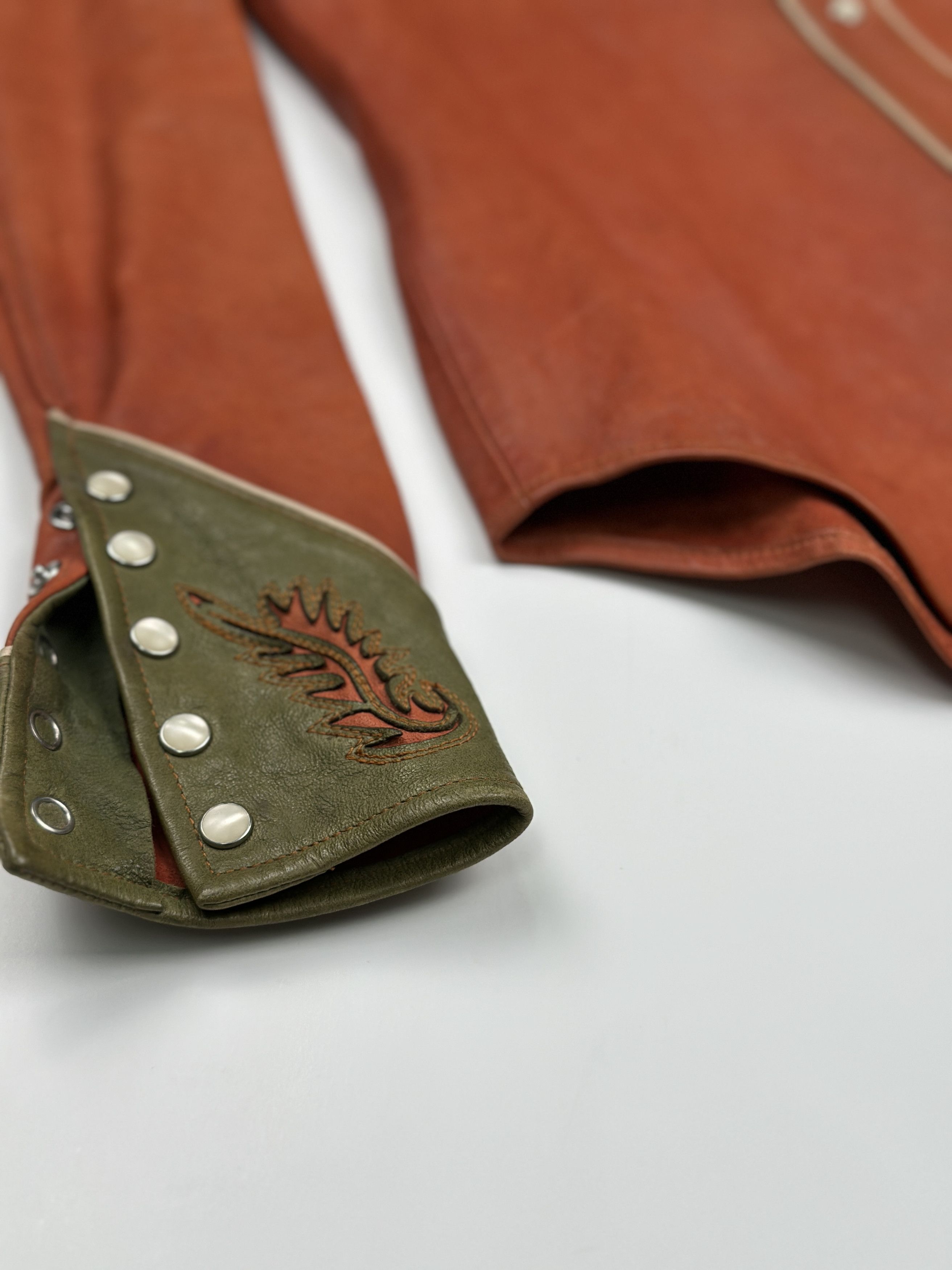 Ralph Lauren Ralph Lauren Orange And Green Cowboy Jacket Size XS / US 0-2 / IT 36-38 - 5 Thumbnail