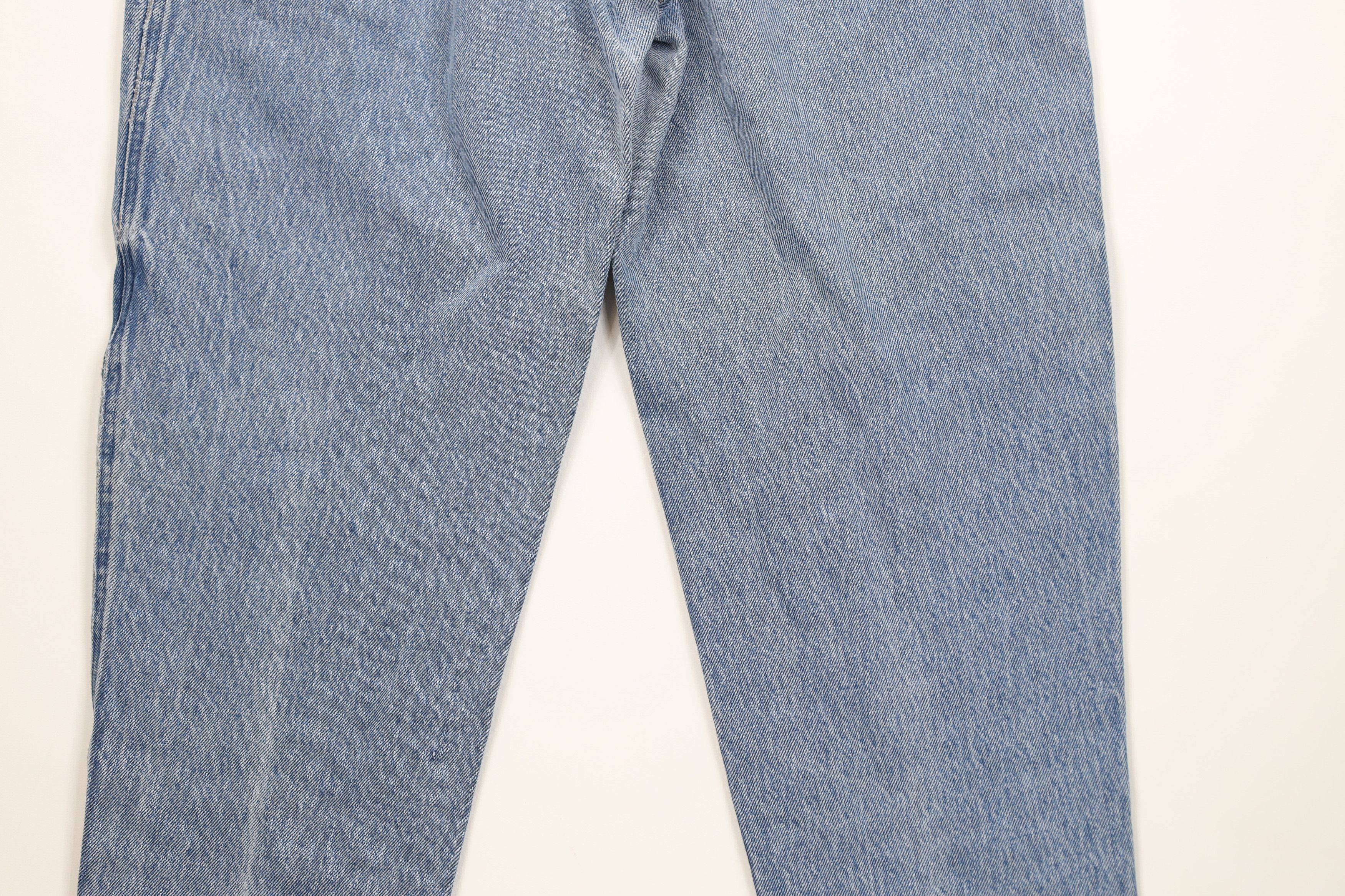 Lee Vintage 80s 90s Lee Tapered Leg Denim Jeans Blue Cotton USA Size 34" / US 12 / IT 48 - 13 Thumbnail