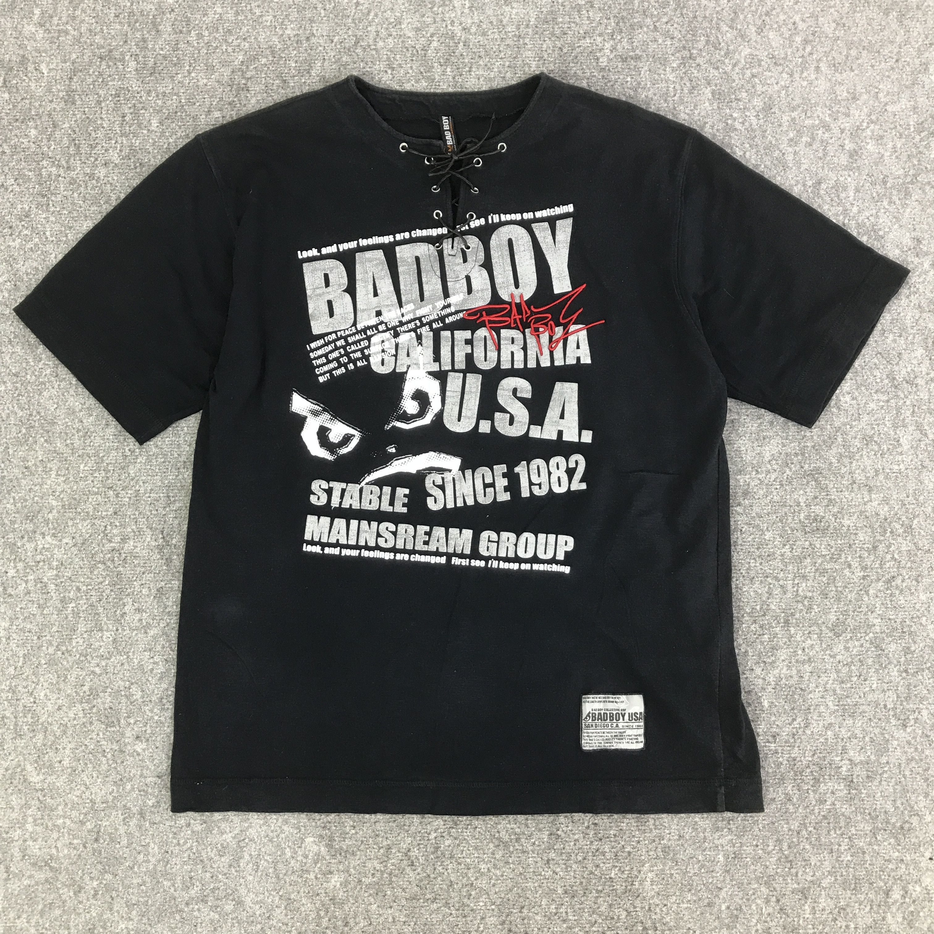 Japanese Brand BAD BOY CALIFORNIA JAPAN STYLE BRAND T-SHIRT K93B25 Size US L / EU 52-54 / 3 - 1 Thumbnail