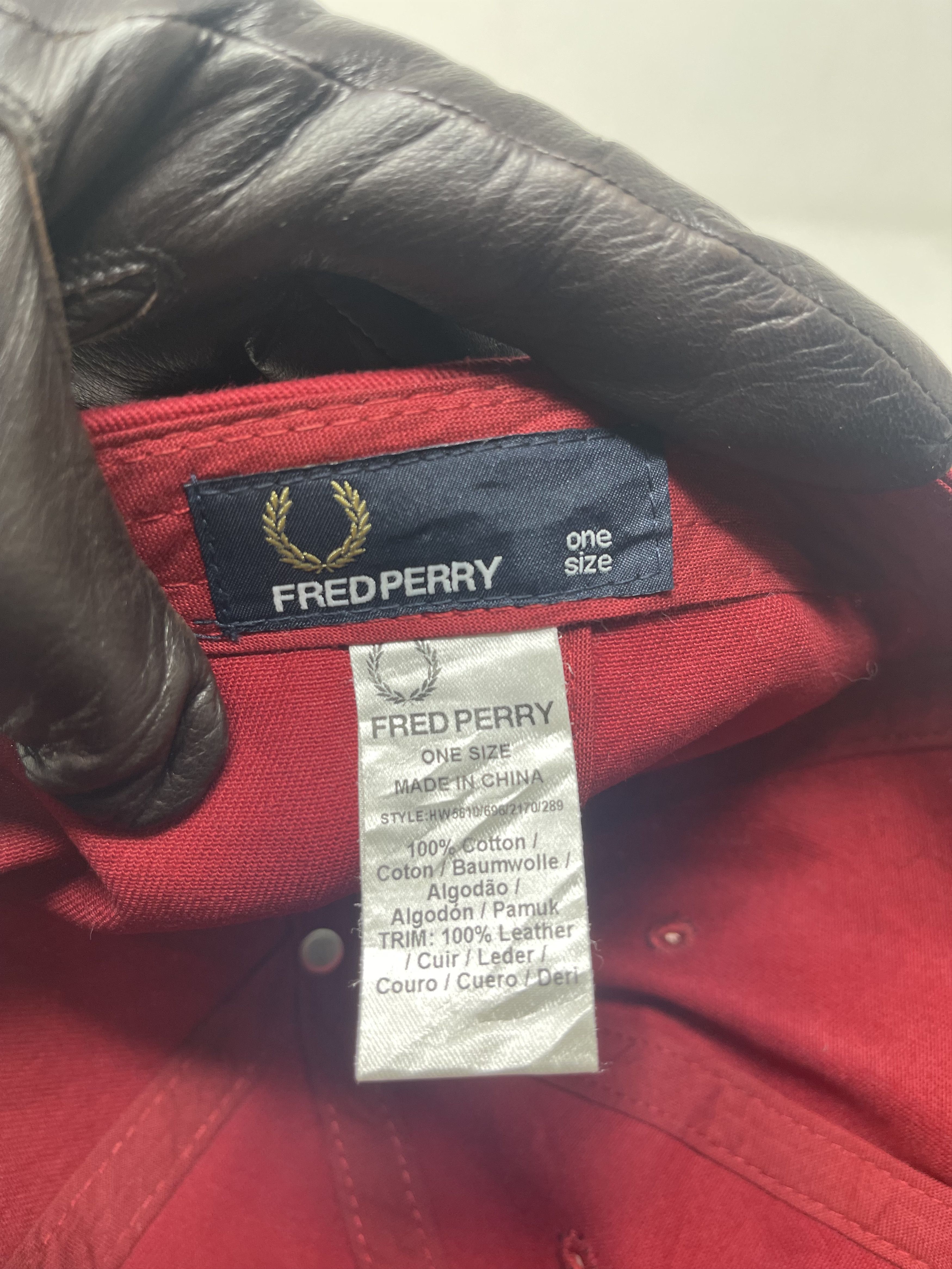 Fred Perry Fred Perry Pique Classic Cap Size ONE SIZE - 7 Thumbnail