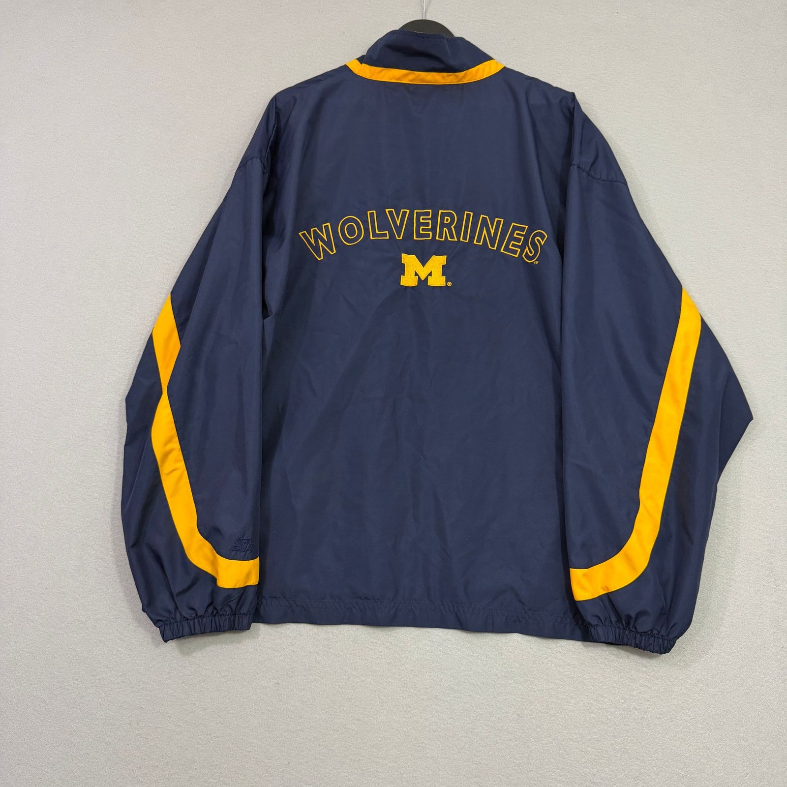 Vintage Vintage Starter Michigan Wolverines Windbreaker Jacket 2XL Size US XXL / EU 58 / 5 - 5 Thumbnail