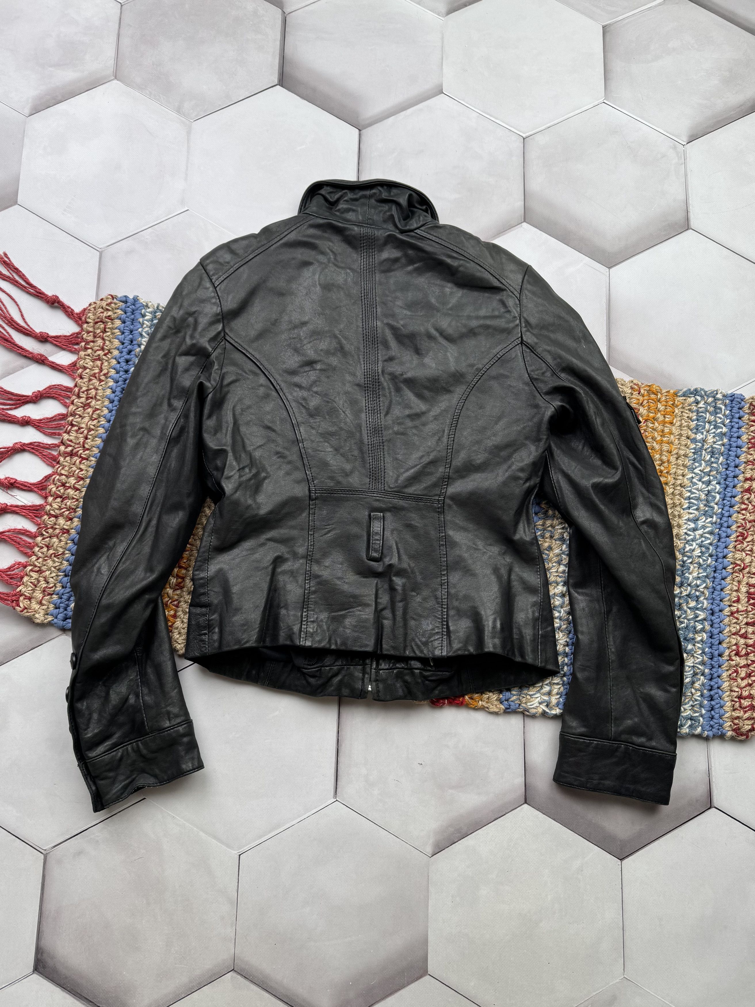 Vintage Vintage Cropped Leather Jacket (G7) Size XS / US 0-2 / IT 36-38 - 7 Thumbnail