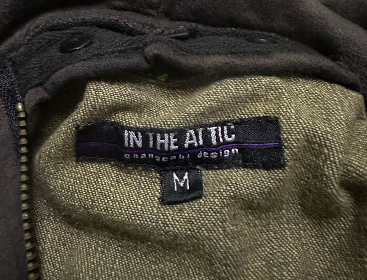 In The Attic In The Attic" brand bondage sleeveless denim jacket hooded Size M / US 6-8 / IT 42-44 - 7 Thumbnail