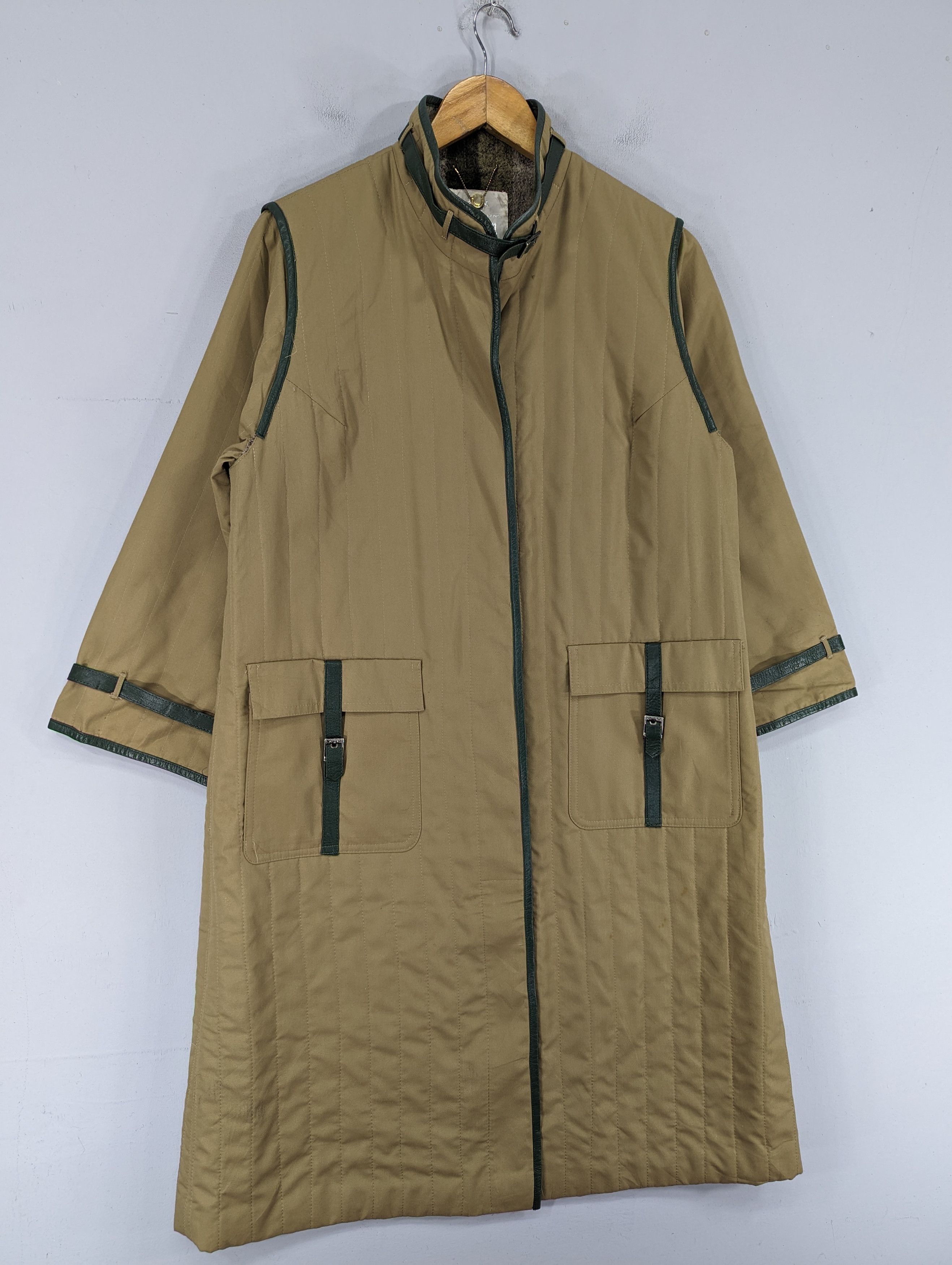 Designer × Japanese Brand × Vintage 🔥RARE🔥Japanese Brand Inner Fleece Long Jacket Size L / US 10 / IT 46 - 2 Thumbnail