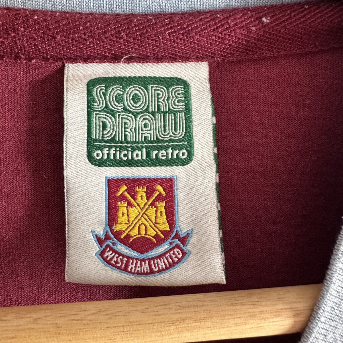 Nike West Ham United Score Draw Vintage Football Jersey Size US M / EU 48-50 / 2 - 4 Thumbnail