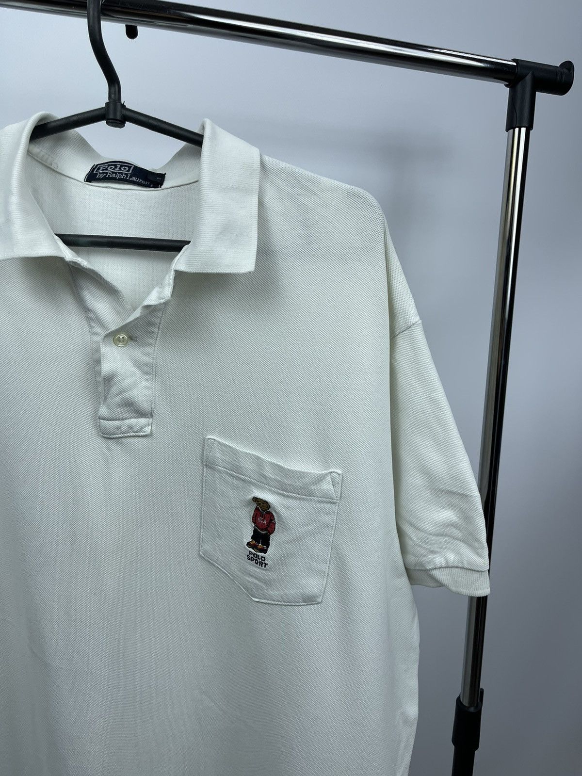 Polo Ralph Lauren × Vintage Polo Ralph Lauren Polo Size L Bear Sport Vintage 90s Size US L / EU 52-54 / 3 - 2 Thumbnail