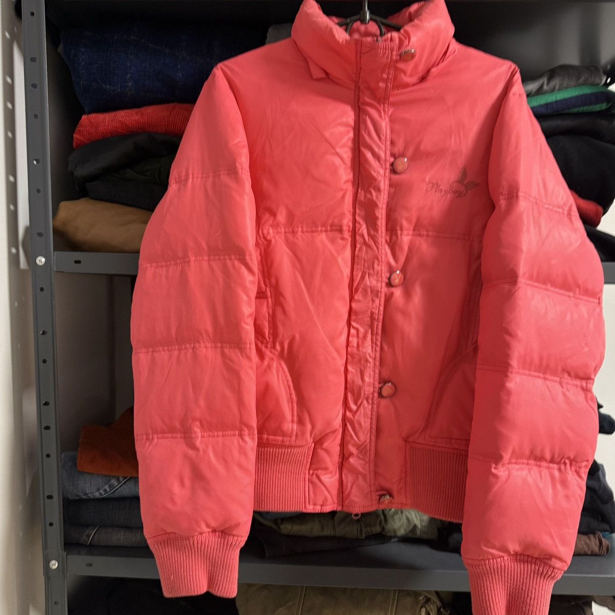 Playboy Vintage Pink Puffer Jacket Playboy Avant Garde Size S / US 4 / IT 40 - 5 Thumbnail