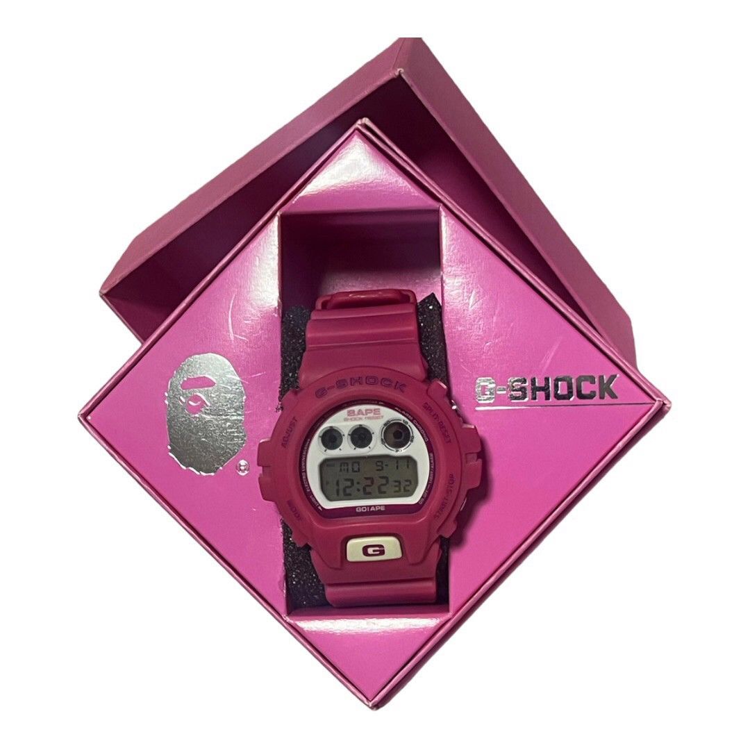 Bape × G Shock BAPE G shock pink | Grailed