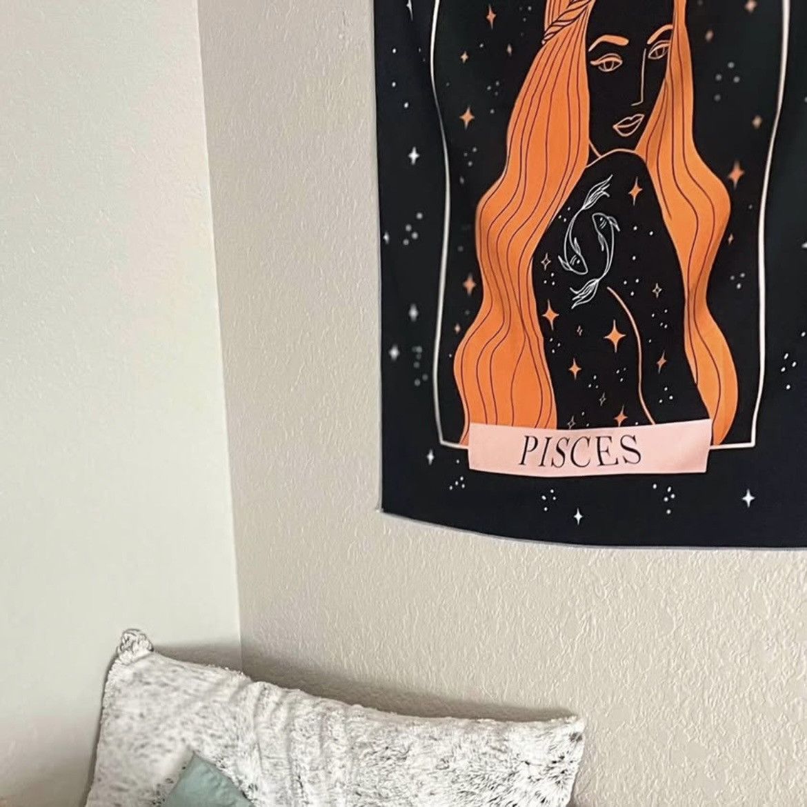 Other Pisces Tarot Constellation Astrology Zodiac Wall Tapestry Size ONE SIZE - 7 Thumbnail