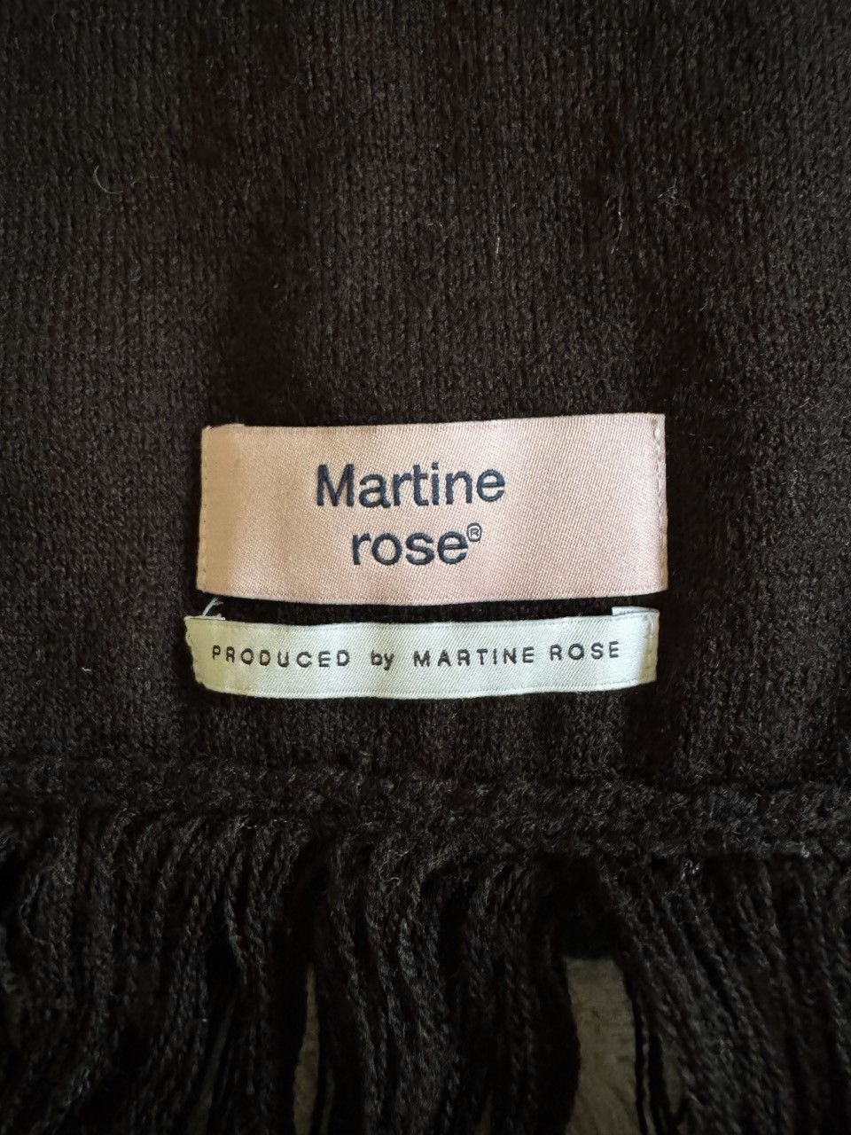 Martine Rose Martine Rose Green and Black Football Scarf Size ONE SIZE - 4 Thumbnail