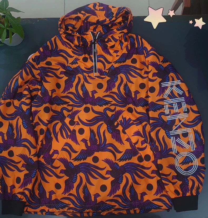 Kenzo Kenzo Printed Windbreaker Jacket - dmc Size US S / EU 44-46 / 1 - 1 Thumbnail
