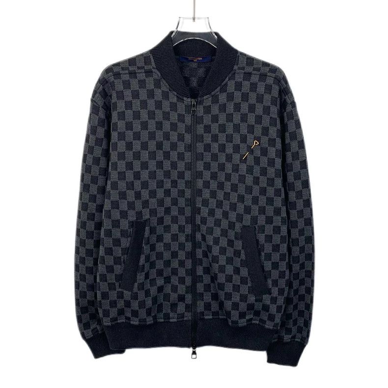 Louis Vuitton Louis Vuitton Dark grey checkerboard full-print cotton sta Size US XS / EU 42 / 0 - 1 Thumbnail