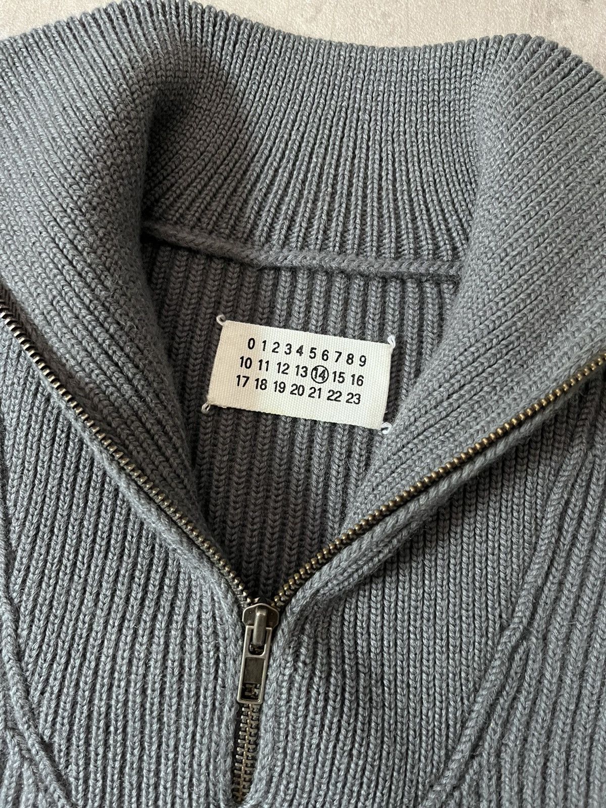 Maison Margiela Maison Margiela S/S 2008 Quarter zip Drivers wool sweater Size US M / EU 48-50 / 2 - 8 Thumbnail