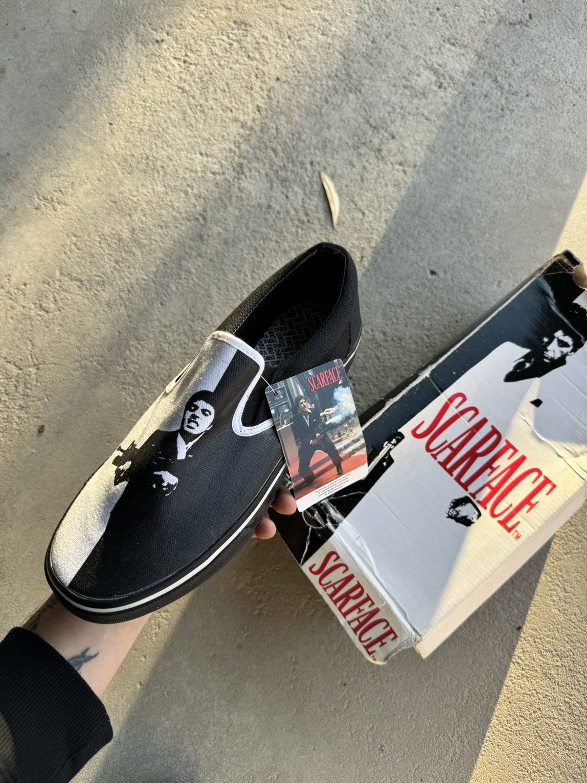 Vintage 04’ OG Scarface Slip Ons Merch Ultra Rare