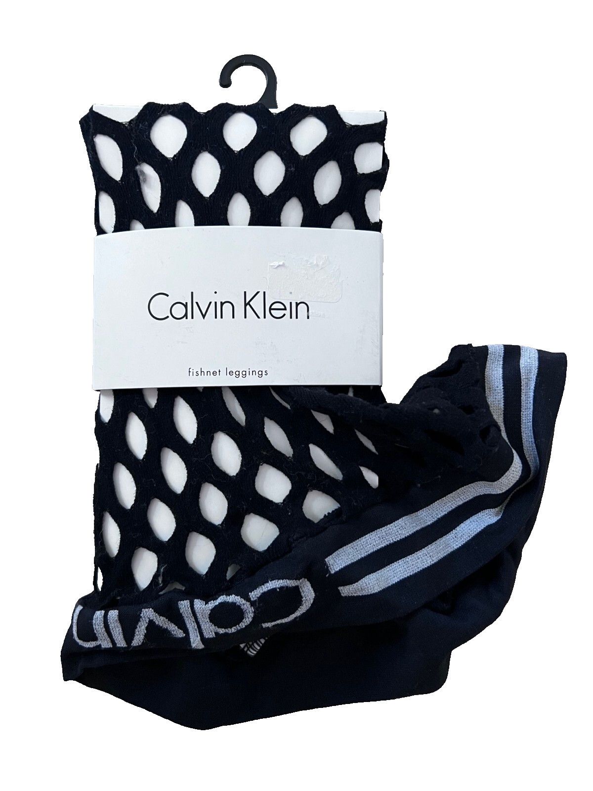 Calvin Klein Calvin Klein CK Fishnet Leggings Black ( S ) Size 27" / US 4 / IT 40 - 1 Thumbnail