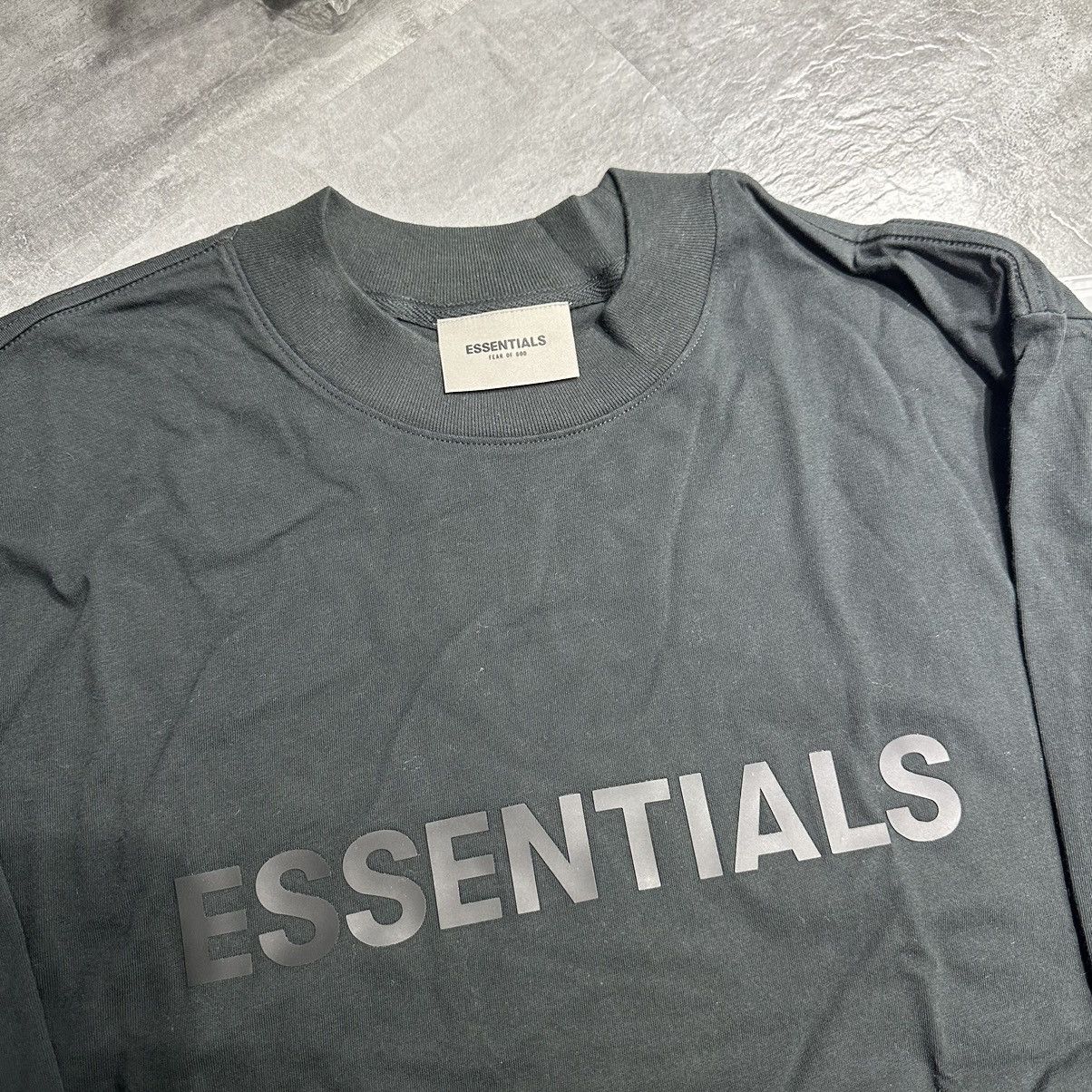 Essentials Essentials-F.O.G Front Logo Longsleeve Tee - Black Size US L / EU 52-54 / 3 - 2 Thumbnail