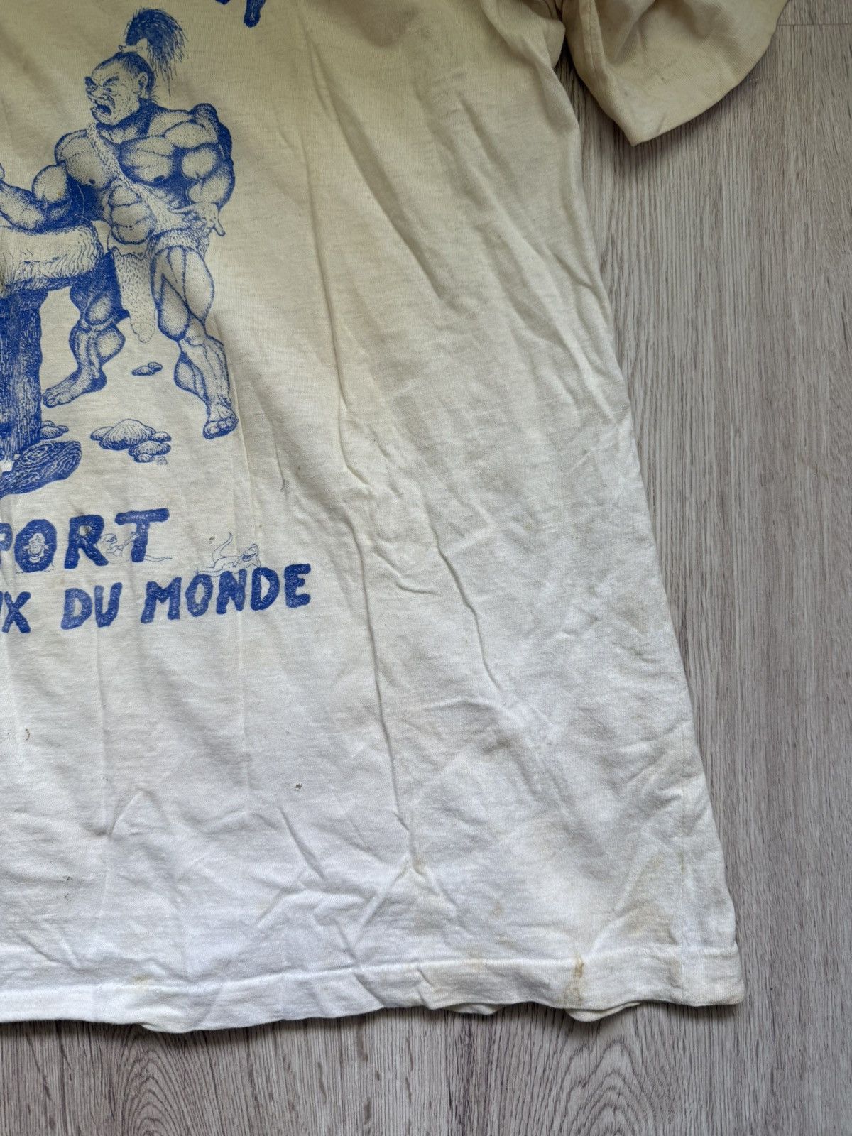 Other Vintage 80s French “Le Bras de Fer” Single Faded Distressed Size US M / EU 48-50 / 2 - 21 Thumbnail